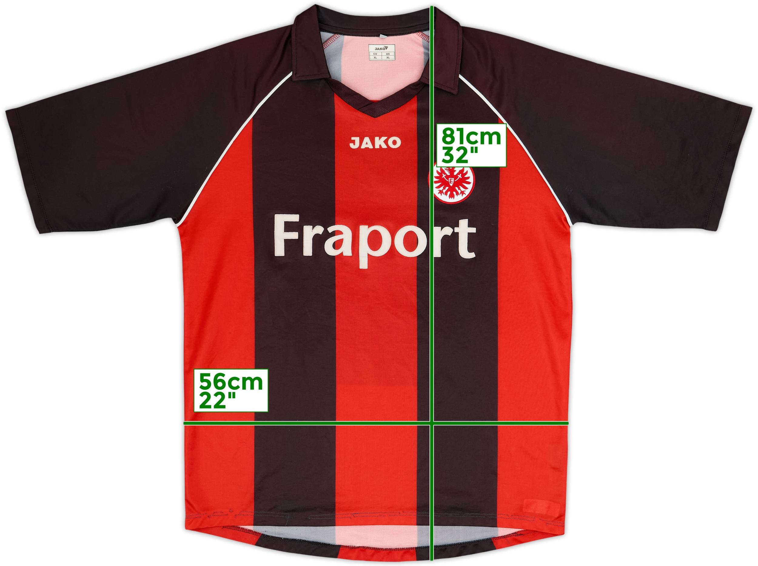  Eintracht Frankfurt ユニフォーム XL 2006-07 Eintracht Frankfurt Home Shirt - 5/10 - (XL)