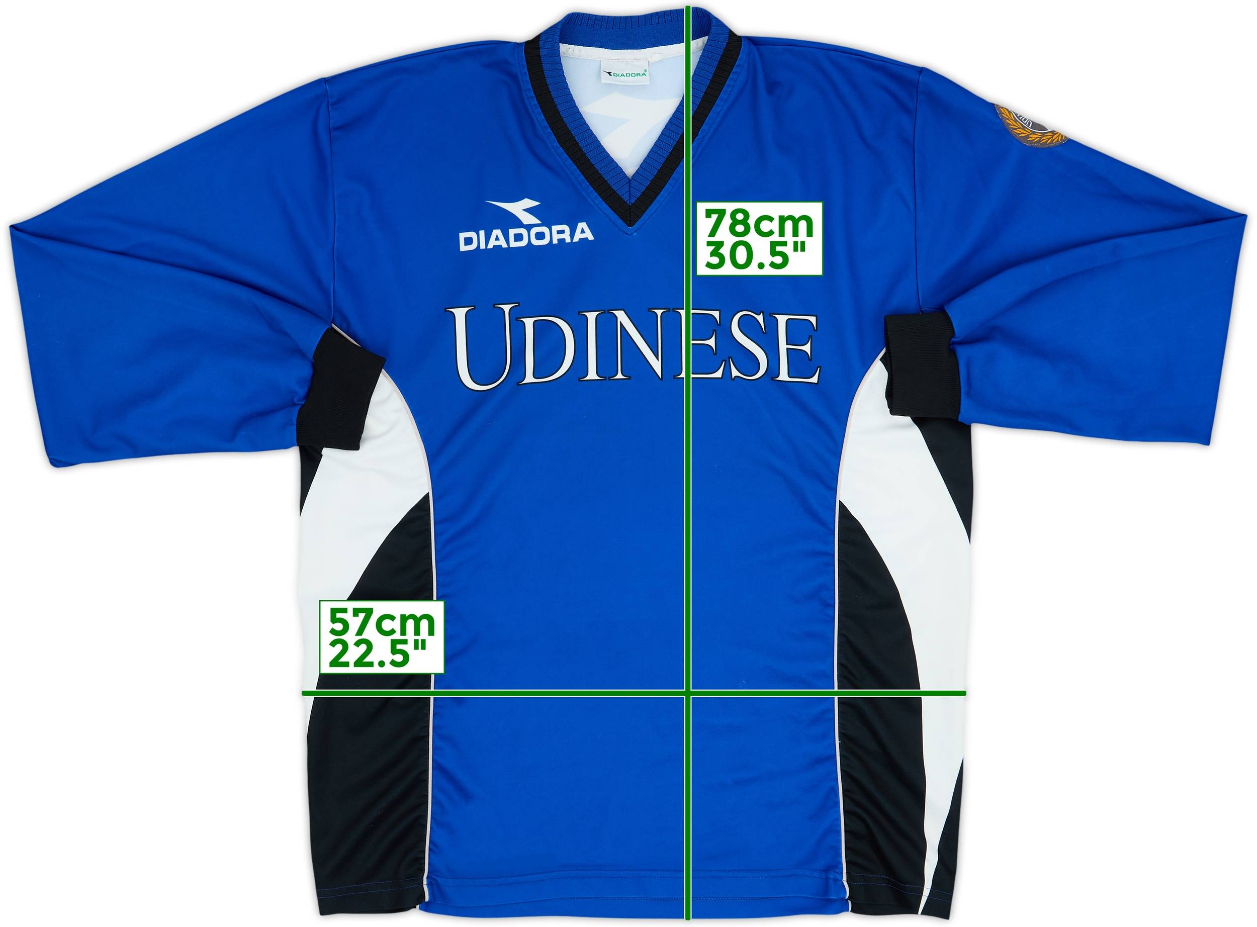 1999-00 Udinese Diadora GK Training Shirt - 8/10 - (XL)