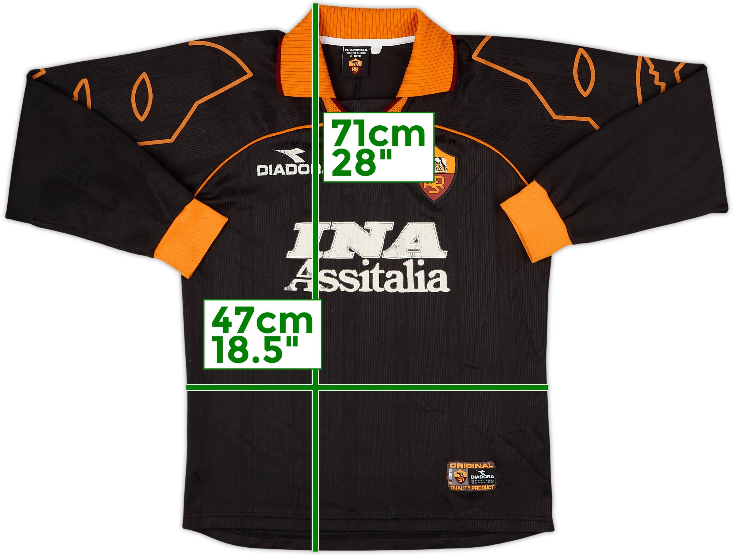 1999-00 Roma Third L/S Shirt - 6/10 - (S)