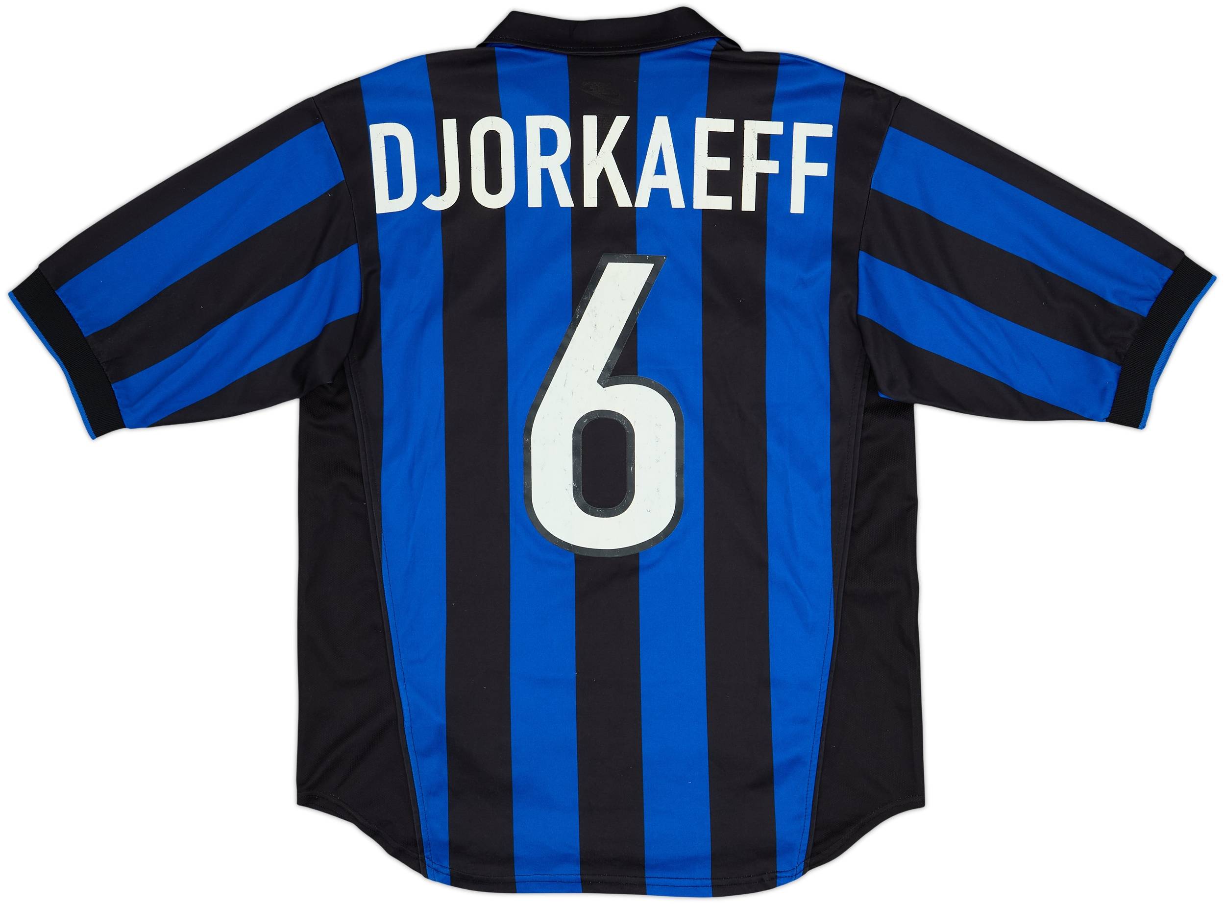 1998-99 Inter Milan Home Shirt Djorkaeff #6 - 7/10 - (S)