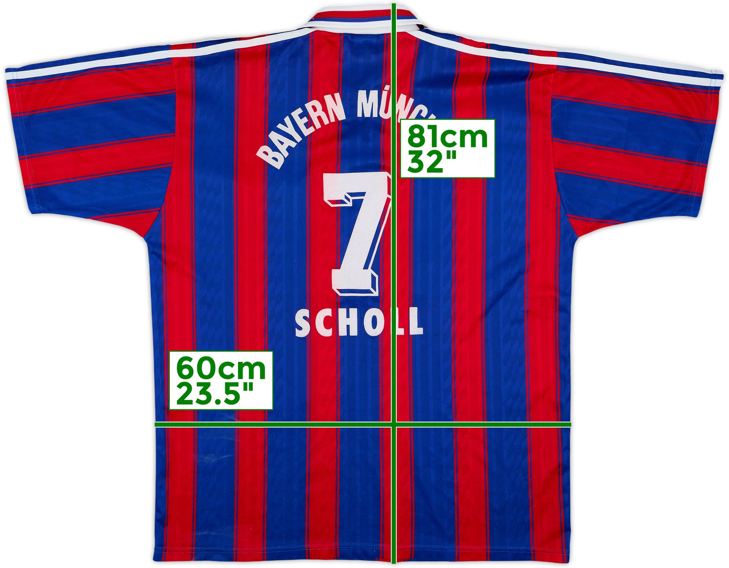95-97 バイエルン  Scholl 7 ショル OPEL XL 1995-97 Bayern Múnich Camiseta de local Scholl #7 - 8/10 - (XL)