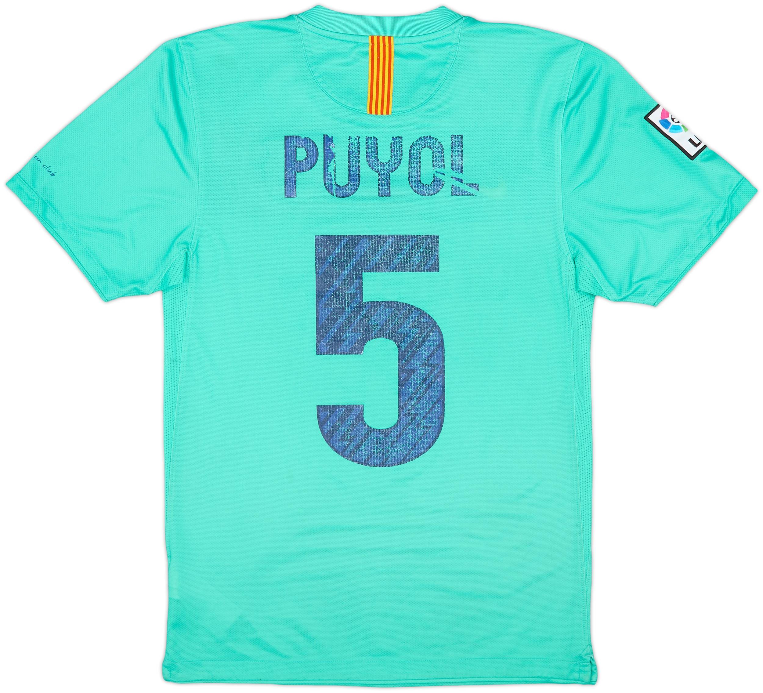 2010-11 Barcelona Away Shirt Puyol #5 - 5/10 - (S)