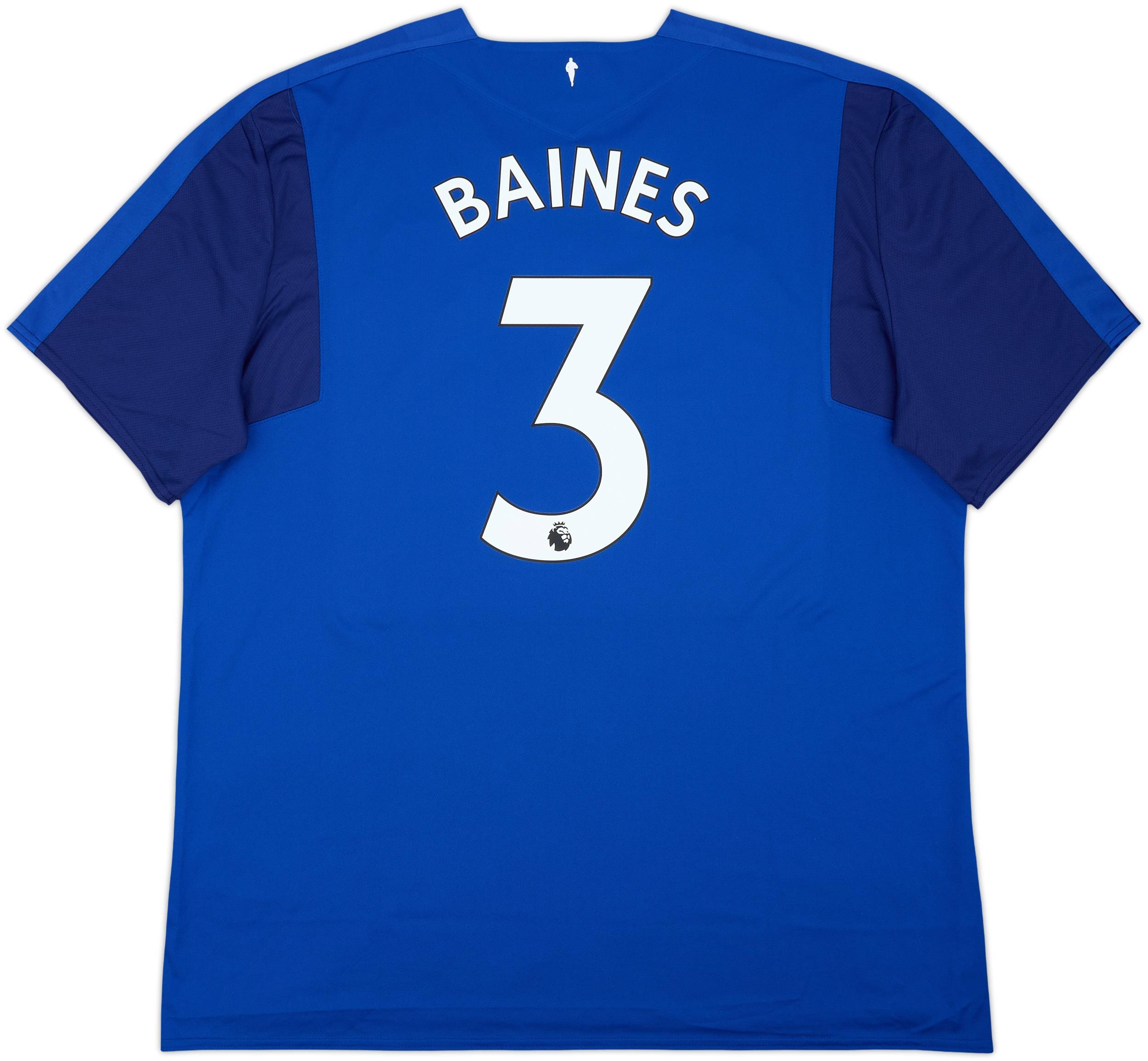 2017-18 Everton Home Shirt Baines #3 - 8/10 - (XXL)