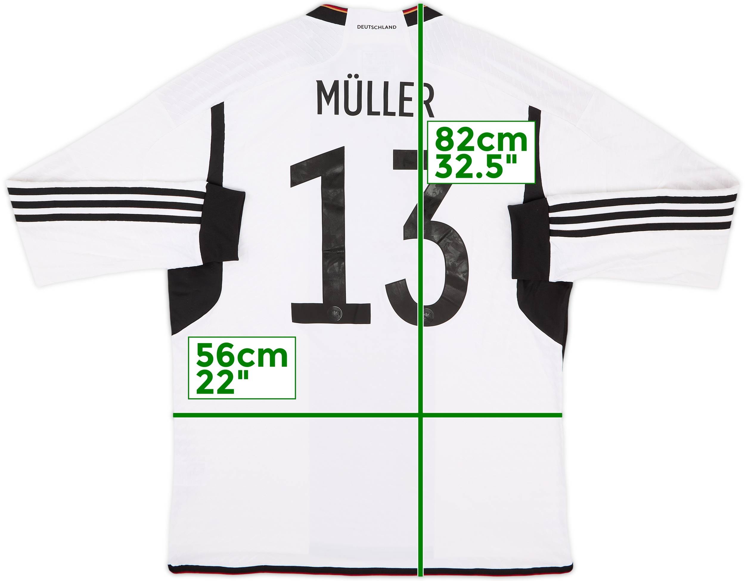 ウェア 2022-23 Germany  L/S Shirt 2022-23 Germany Authentic Home L/S Shirt Muller #13 (XL)