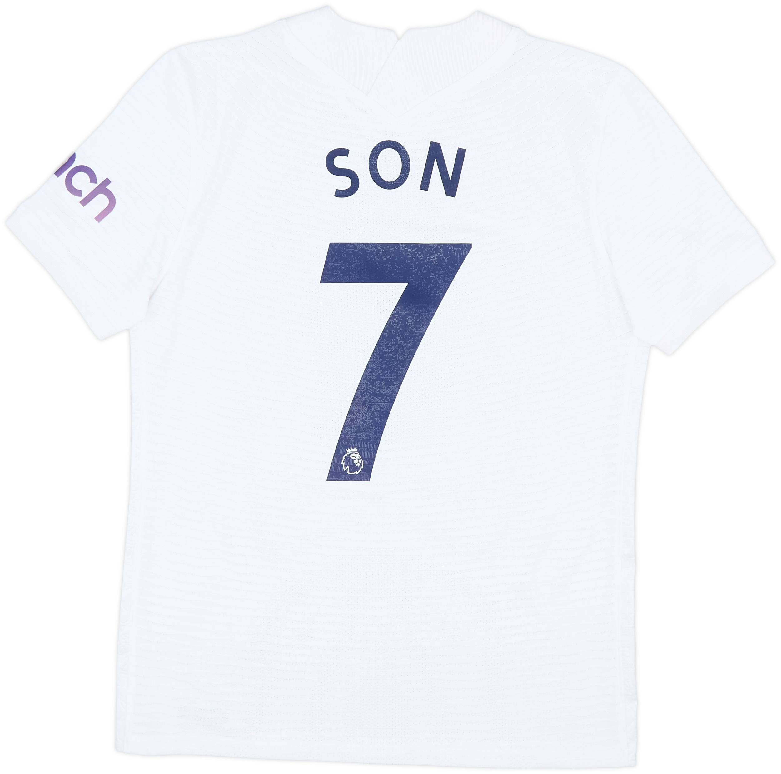 トッテナム SON 7番 サッカーTシャツ 2021-22 Tottenham Authentic Home Shirt Son #7 - 9/10 - (M)