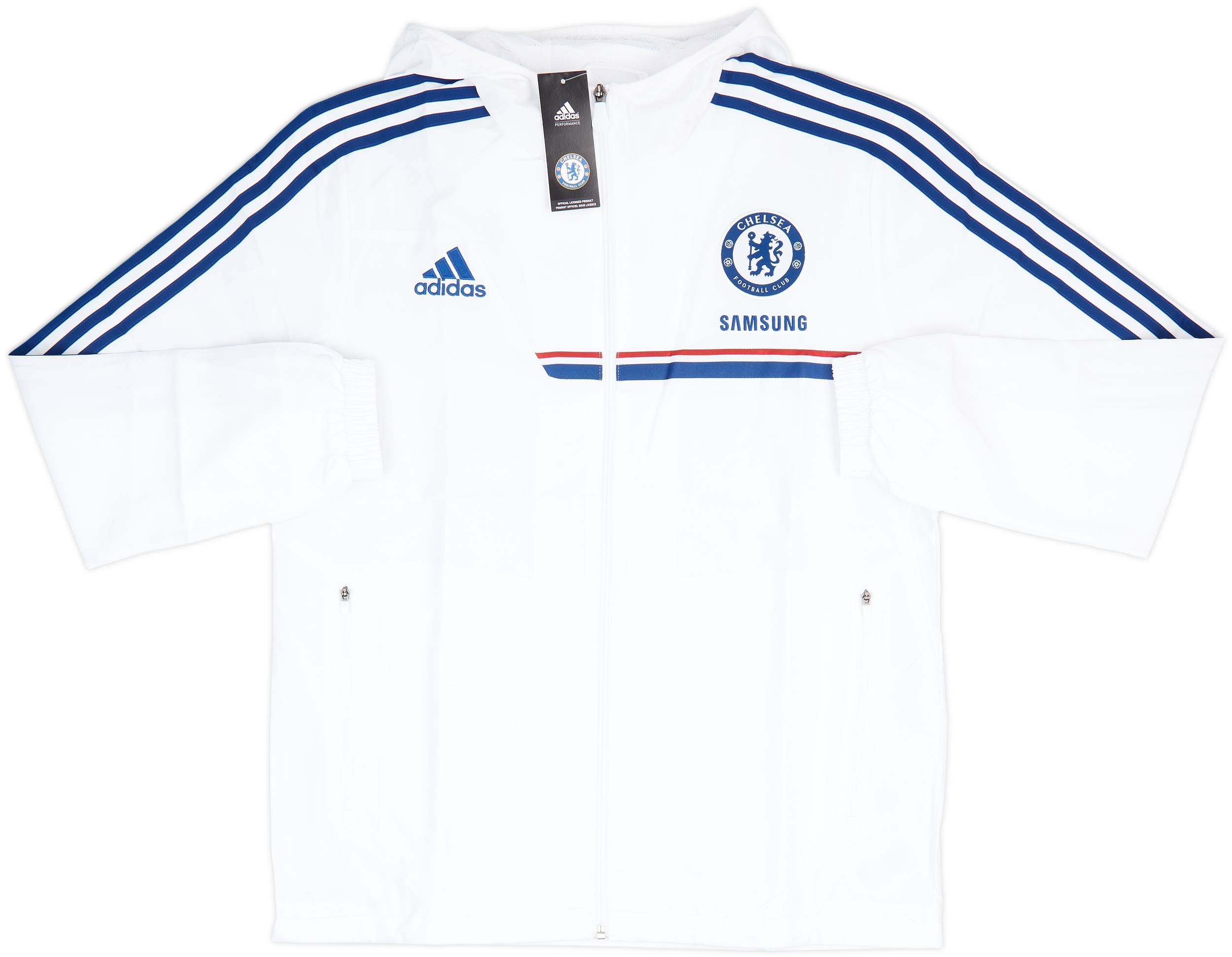 2013-14 Chelsea adidas Hooded Track Jacket (M/L)