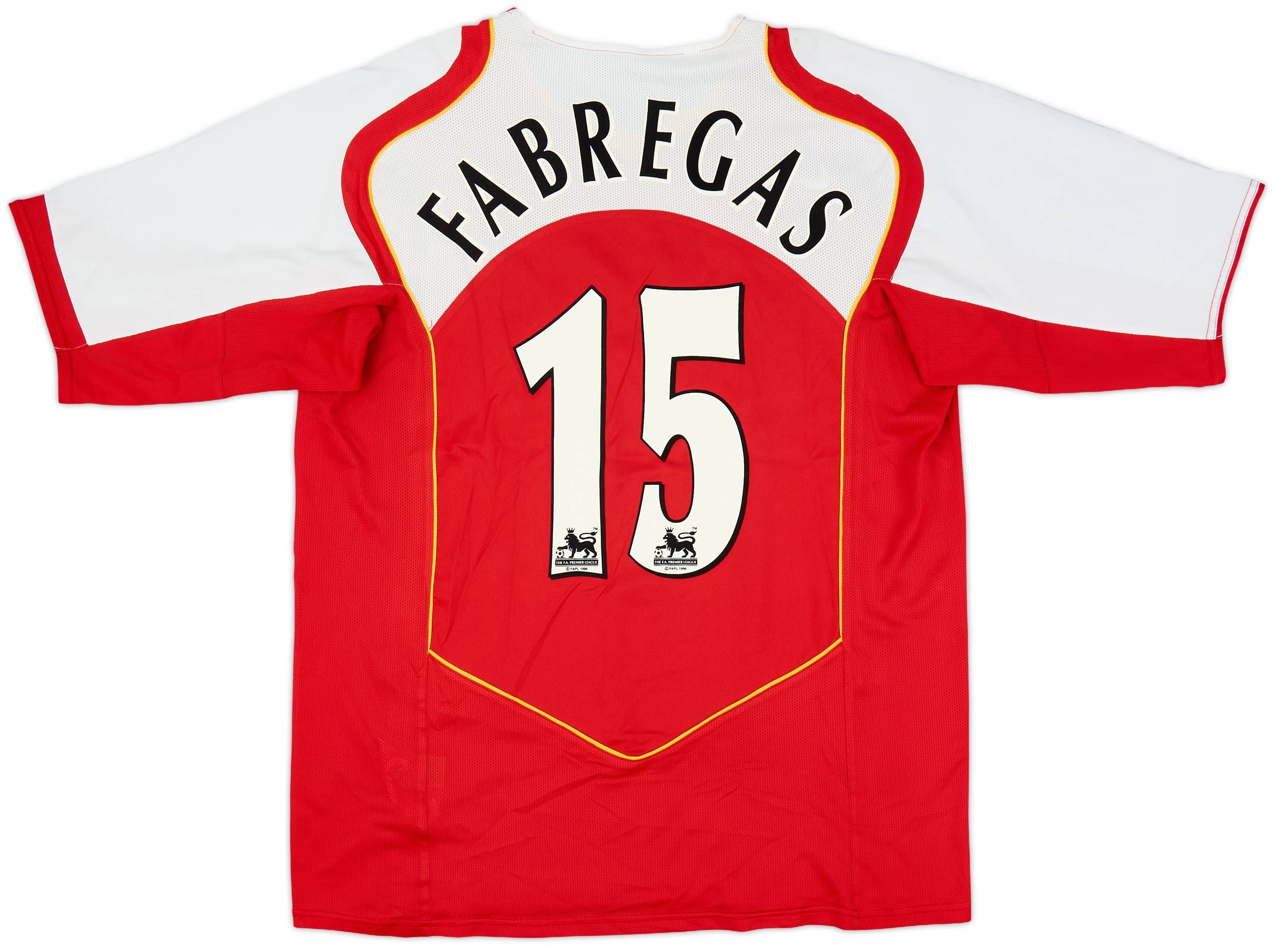 2004-05 Arsenal Home Shirt Fabregas #15 - 8/10 - (XL)