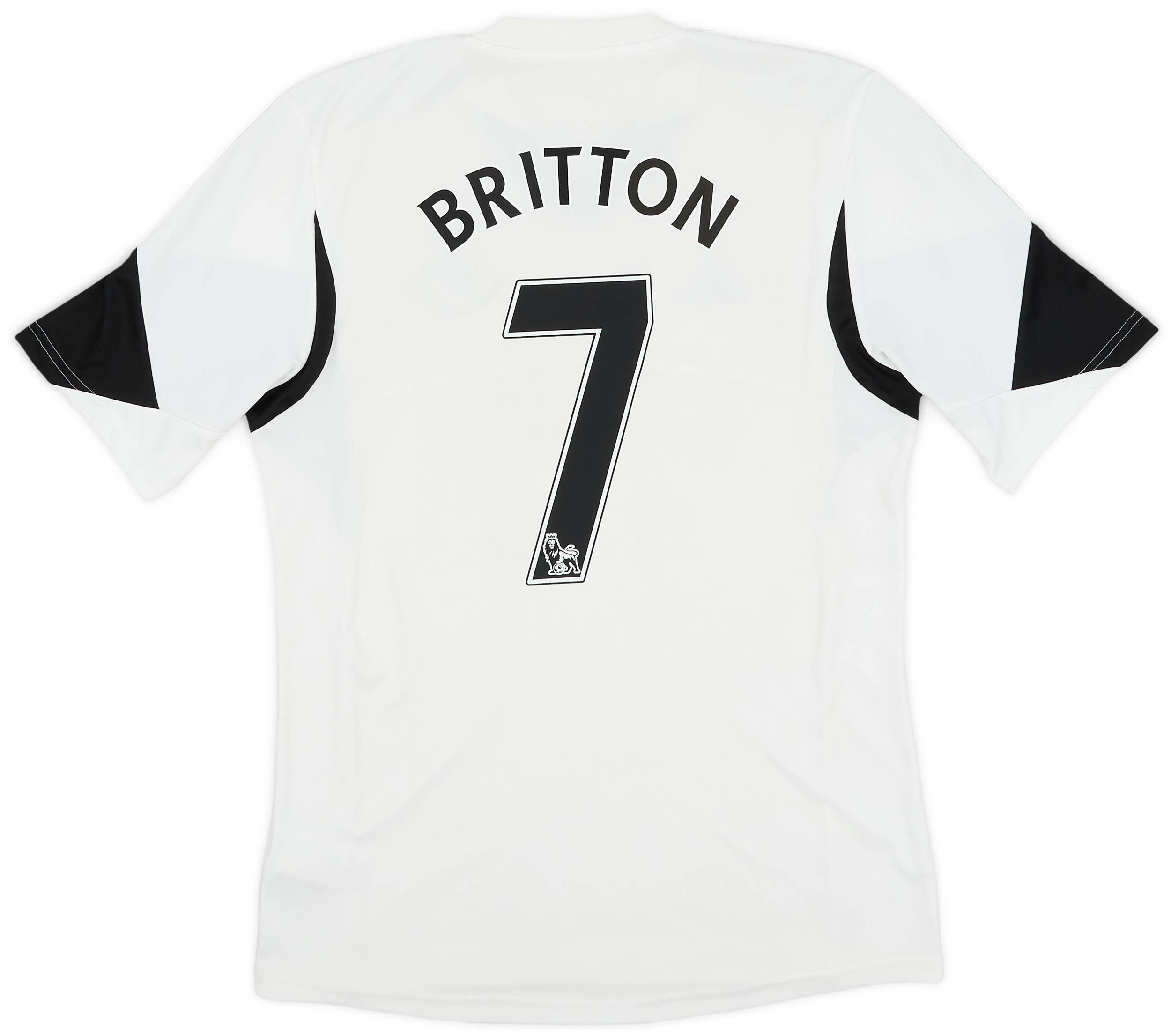 2013-14 Swansea Home Shirt Britton #7 - 7/10 - (M)