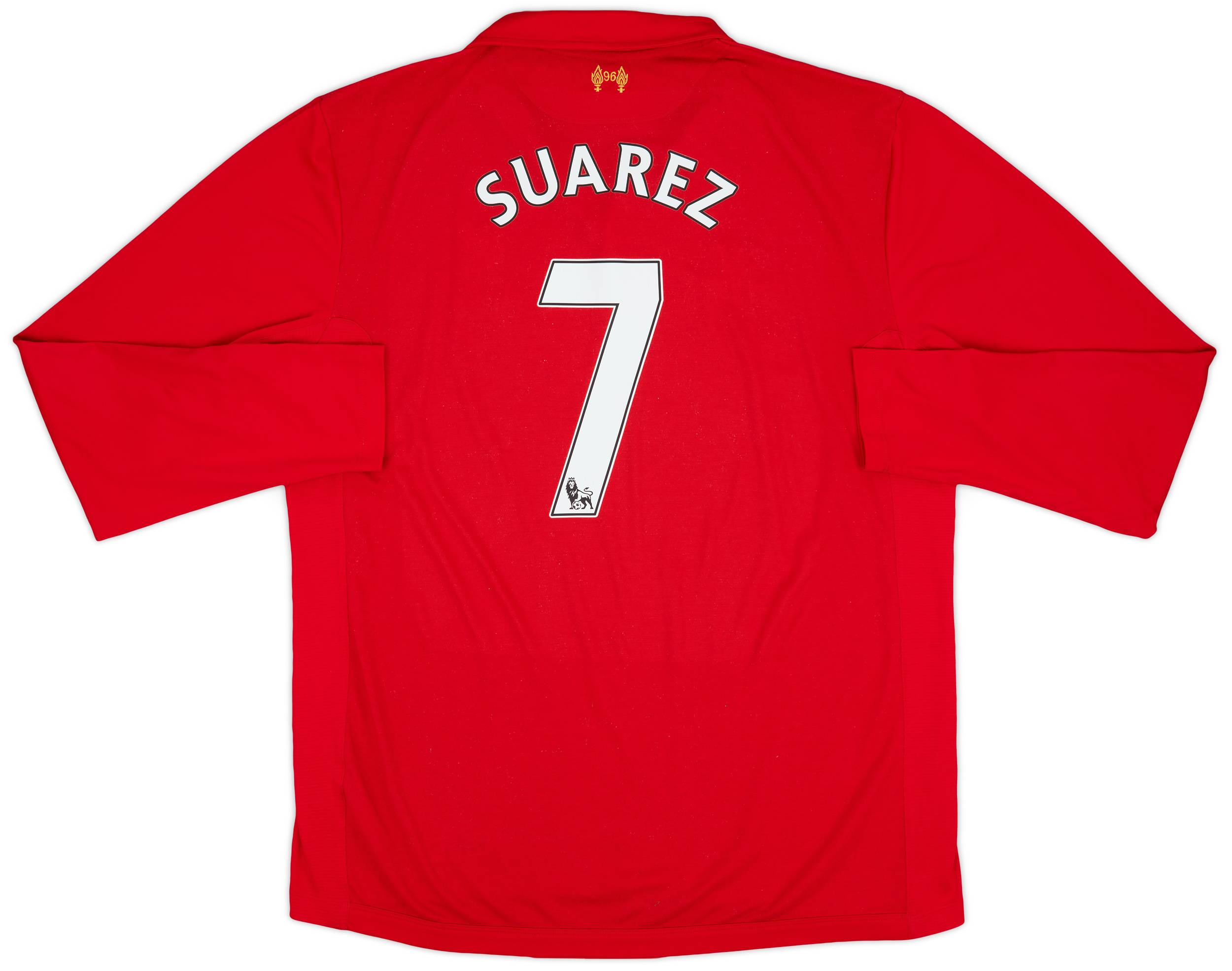 【正規・激レア】リバプール 2012-13 スアレス 7 ホーム　XL LIVERPOOL WARRIOR 2012/2013 FOOTBALL HOME JERSEY #7 SUAREZ