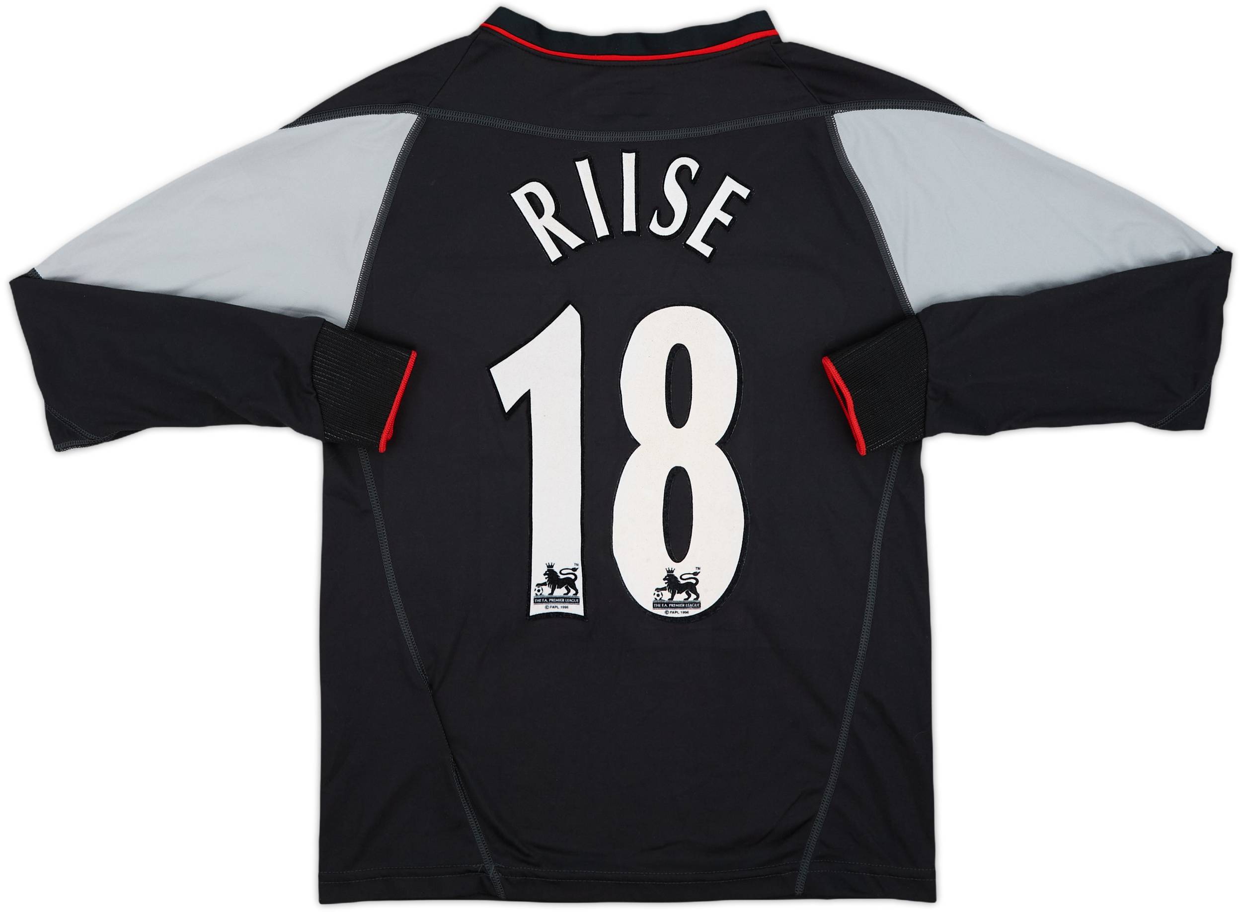 2002-04 Liverpool Away L/S Shirt Riise #18 - 8/10 - (L.Boys)
