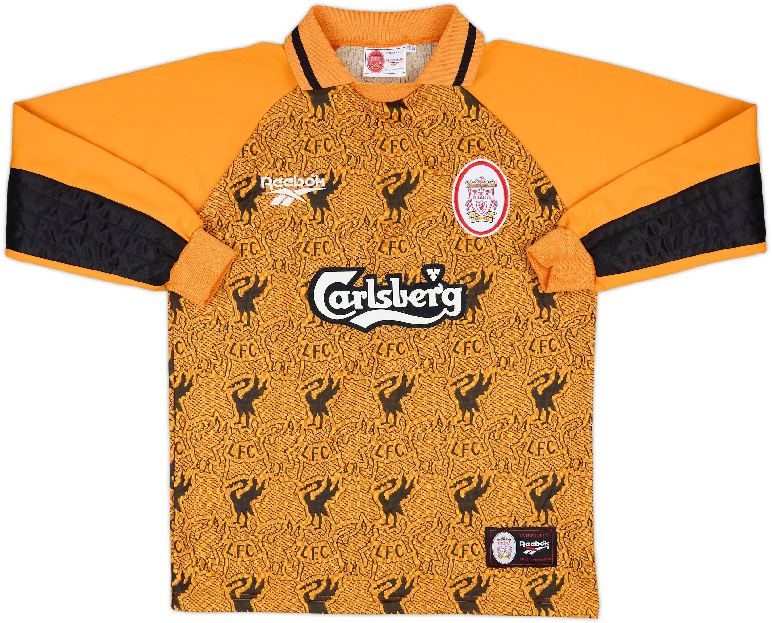 [Reebok] Liverpool GKユニフォーム 1996/97 1996-97 Liverpool Reebok Goalkeeper Shirt Y | Vintage