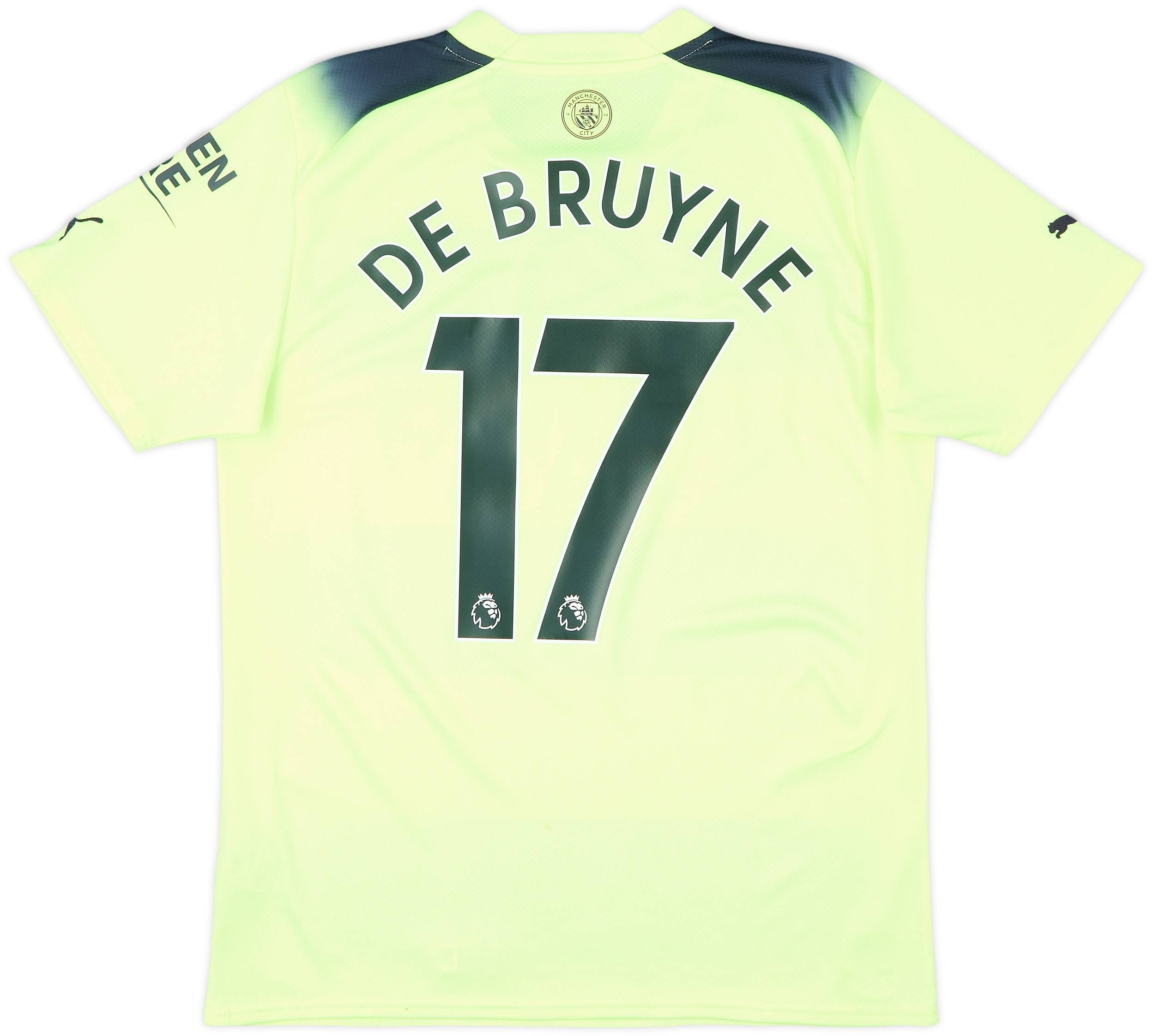 マンチェスター・シティ DE BRUYNE 17 シャツ 2023-24 Manchester City Authentic Third Shirt De Bruyne #17 (S)