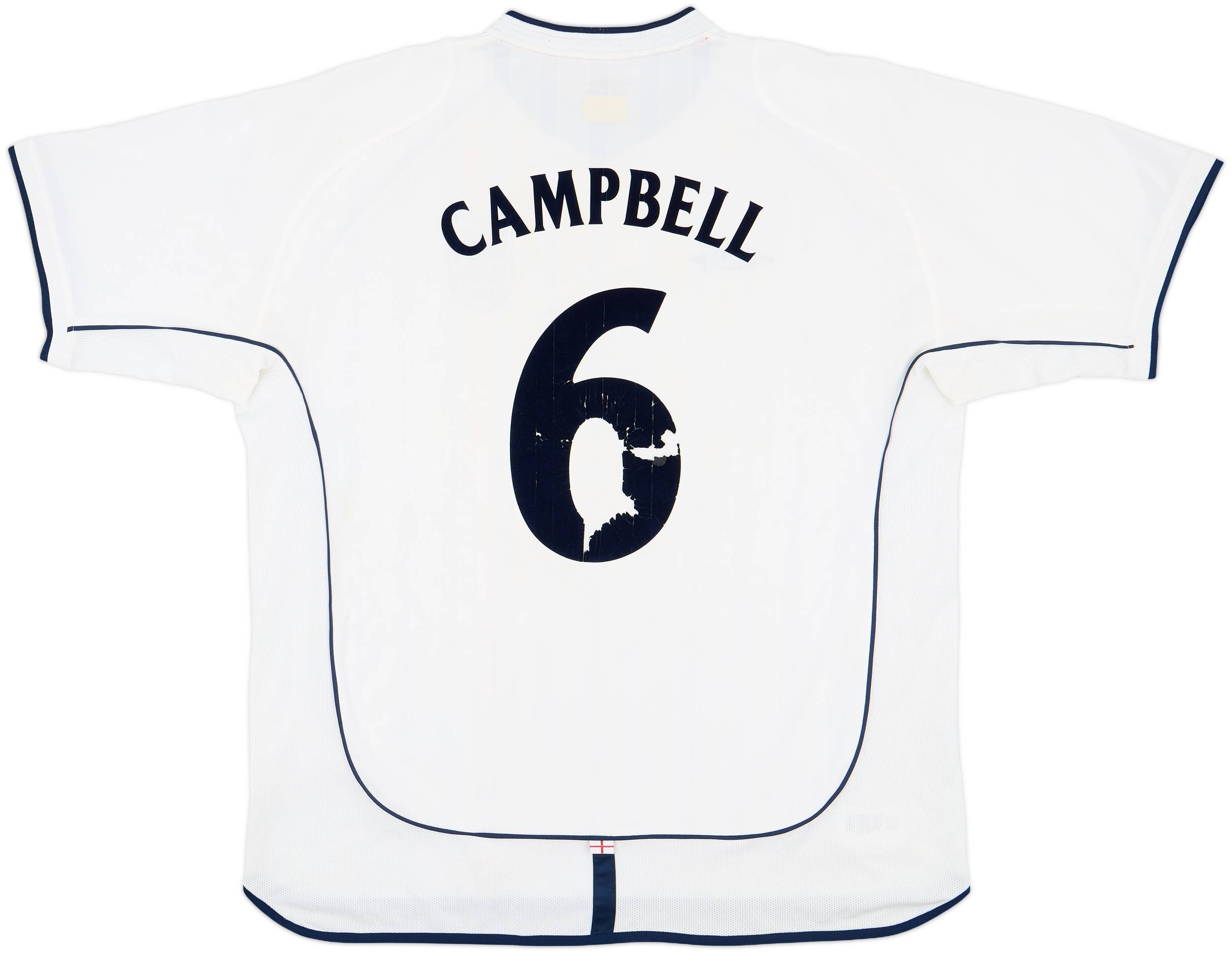 ウェア UMBRO England CAMPBELL football shirts England Home Football Shirt 2001/03 Adults XL Umbro F626 | eBay