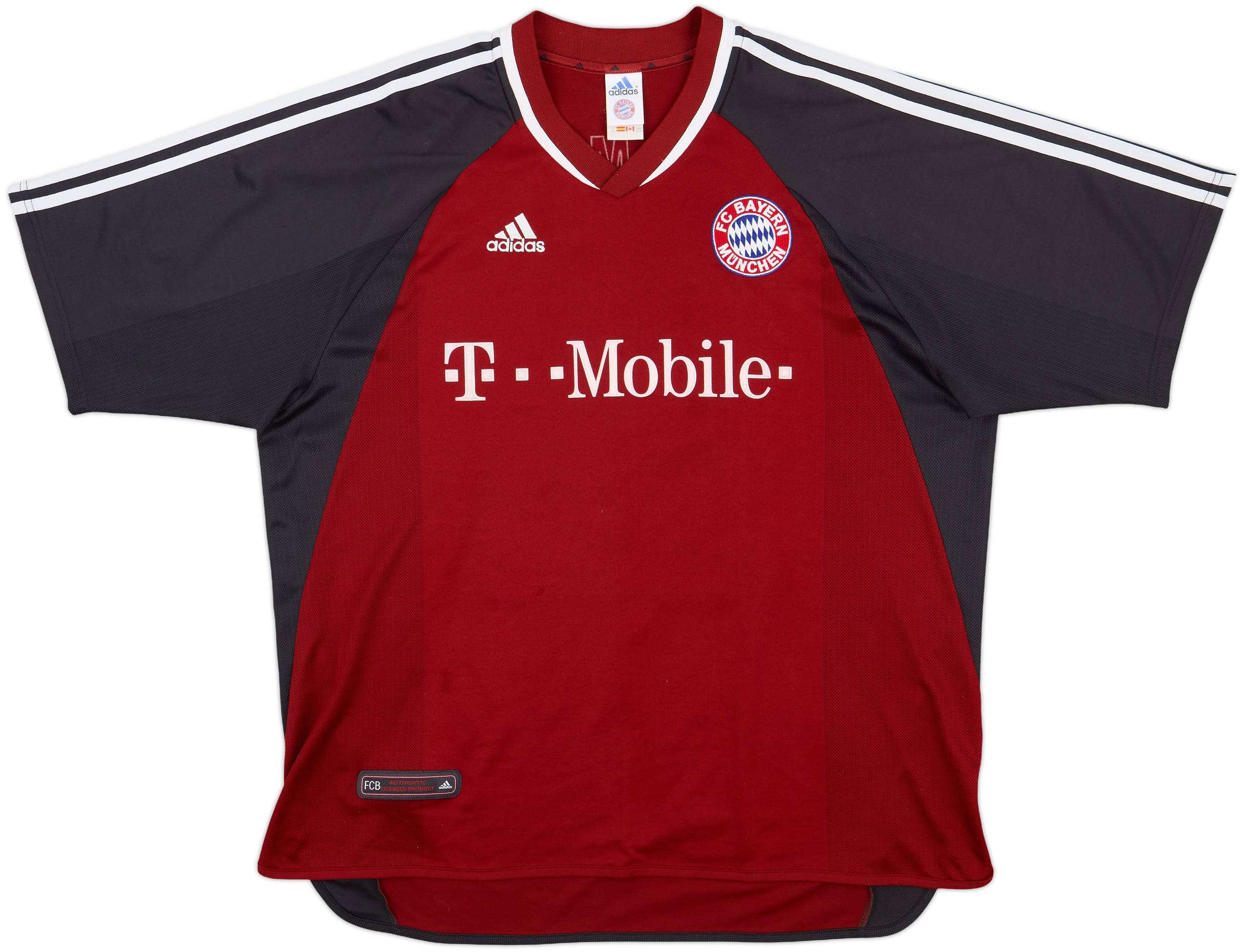 2002-03 Bayern Munich Home Shirt Ballack #13 - 8/10 - (XXL)