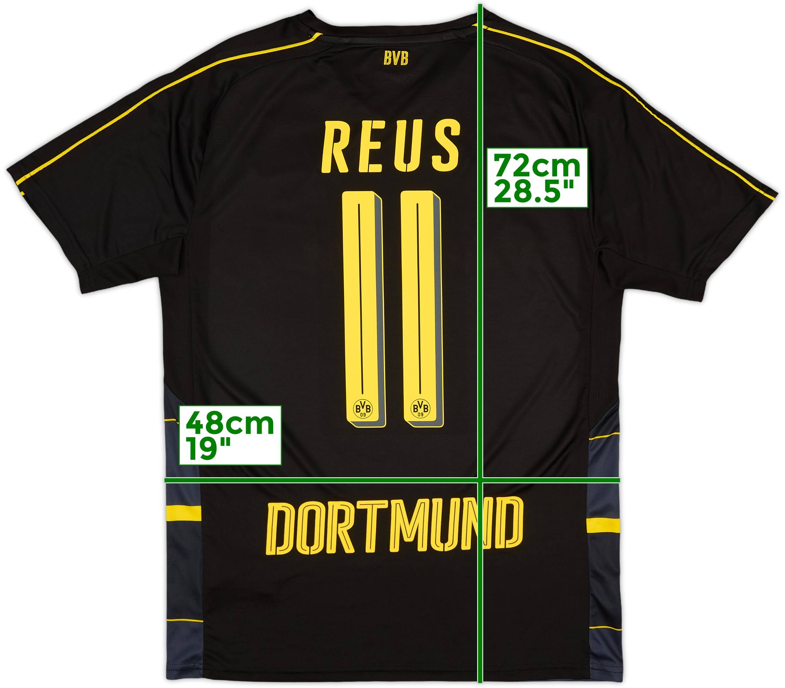 2016-17 Borussia Dortmund Away Shirt Reus #11 - 9/10 - (M)