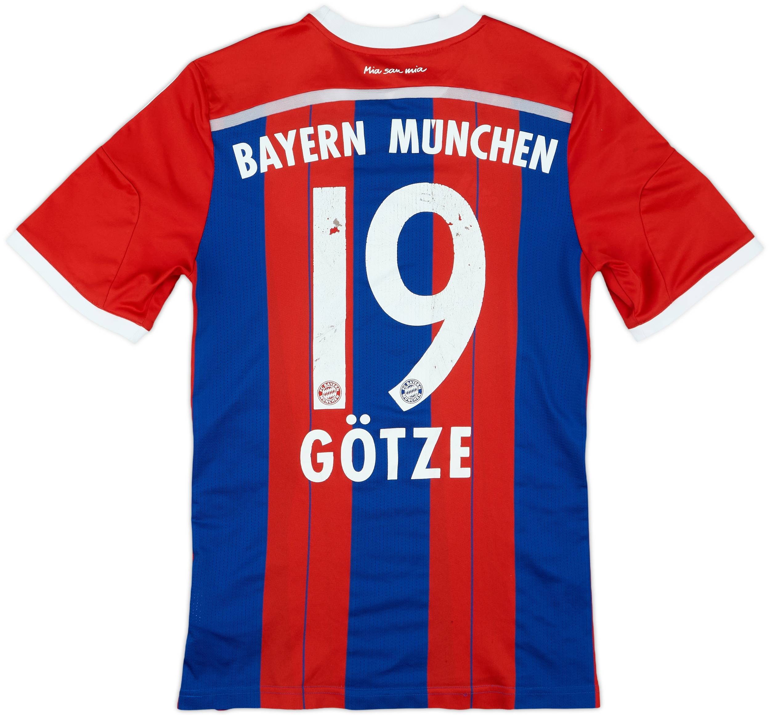 2014-15 Bayern Munich Home Shirt Gotze #19 - 5/10 - (XL.Boys)