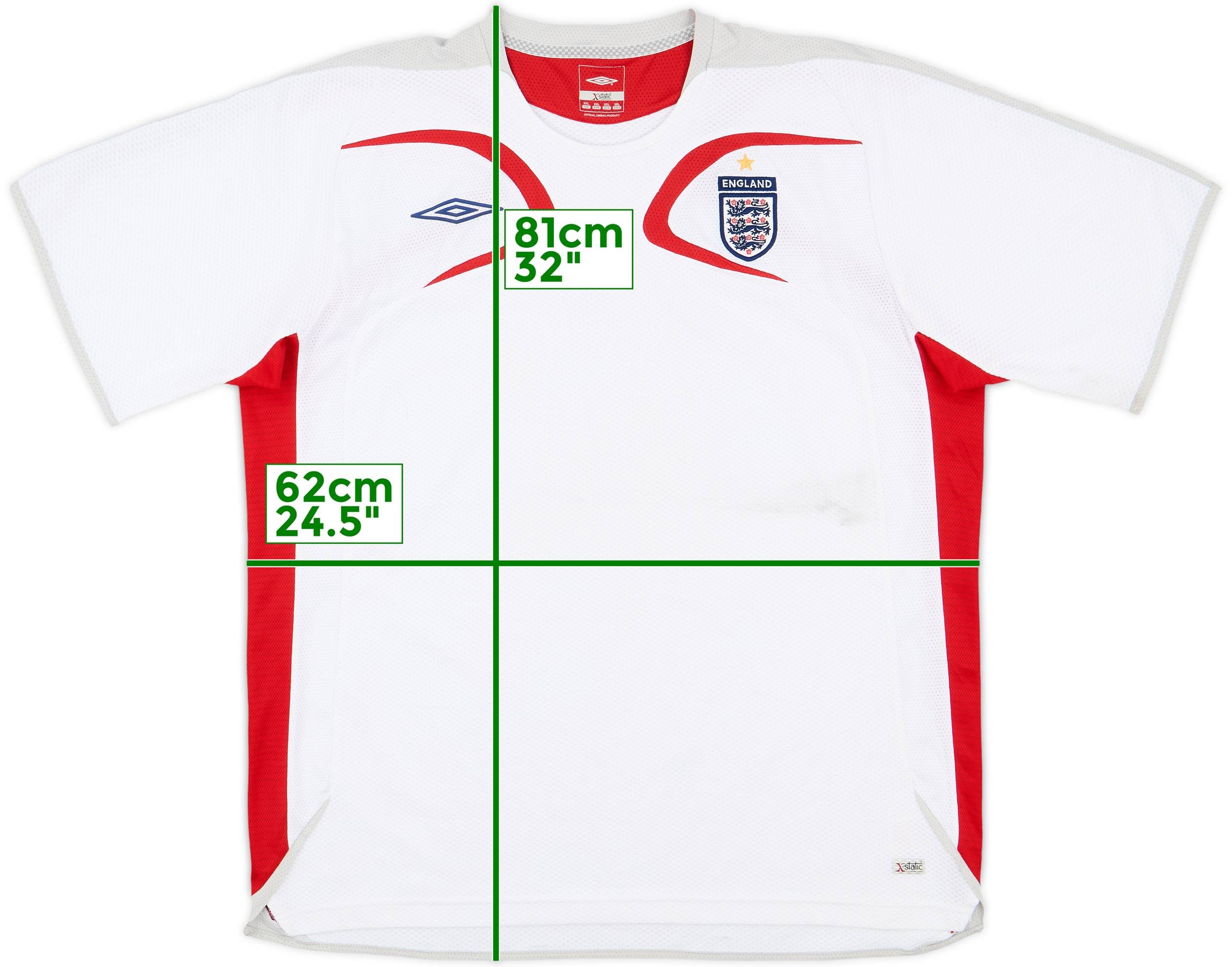 UMBRO EANGLAND ユニホーム 2006-07 England Umbro Training Shirt - 7/10 - (XXL)