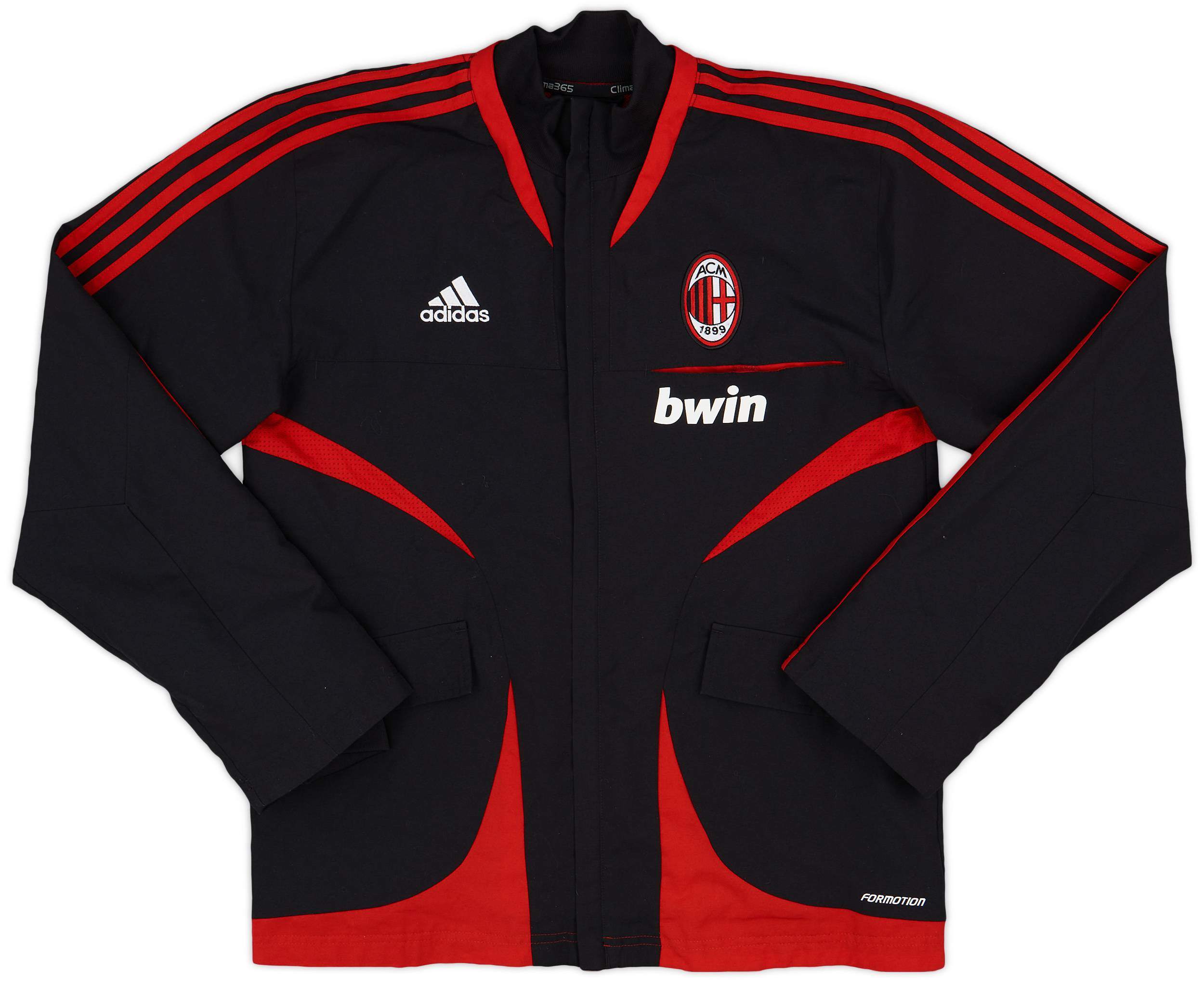 2007-08 AC Milan adidas Track Jacket - 8/10 - (M)