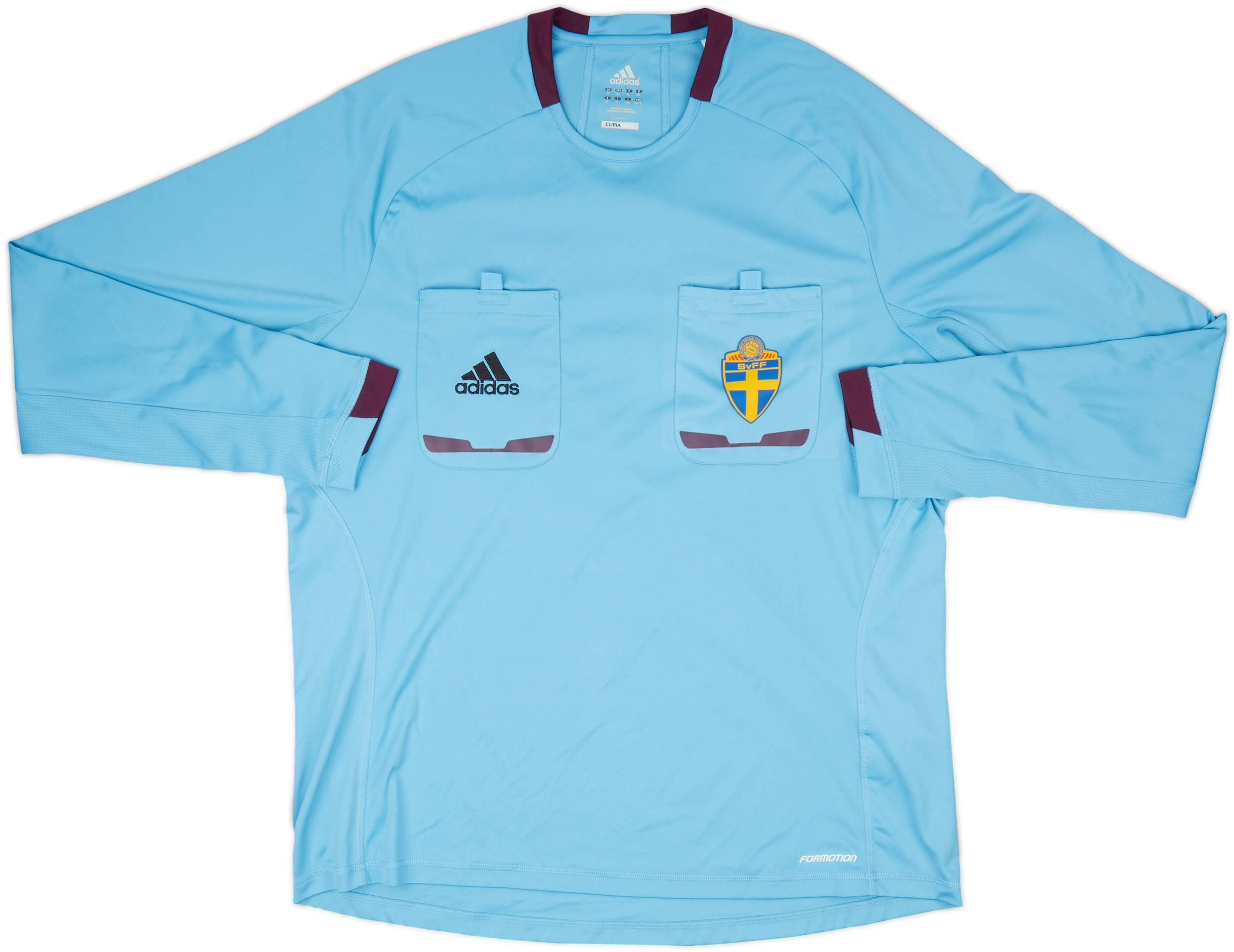 2012-13 Swedish FA adidas Referee L/S Shirt - 10/10 - (XL)
