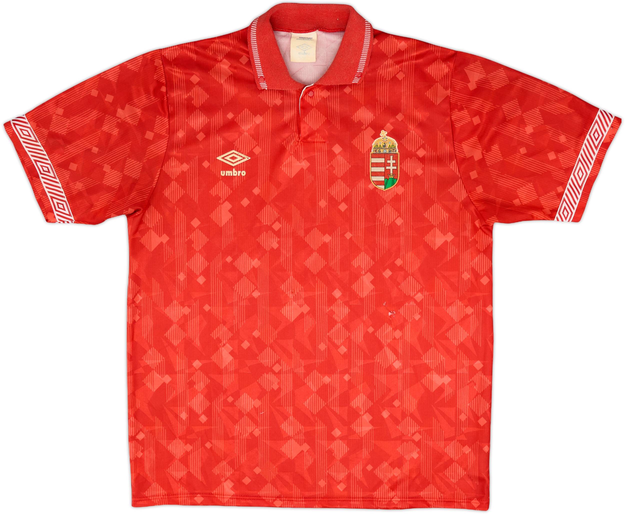 1990-93 Hungary Home Shirt - 4/10 - (L)