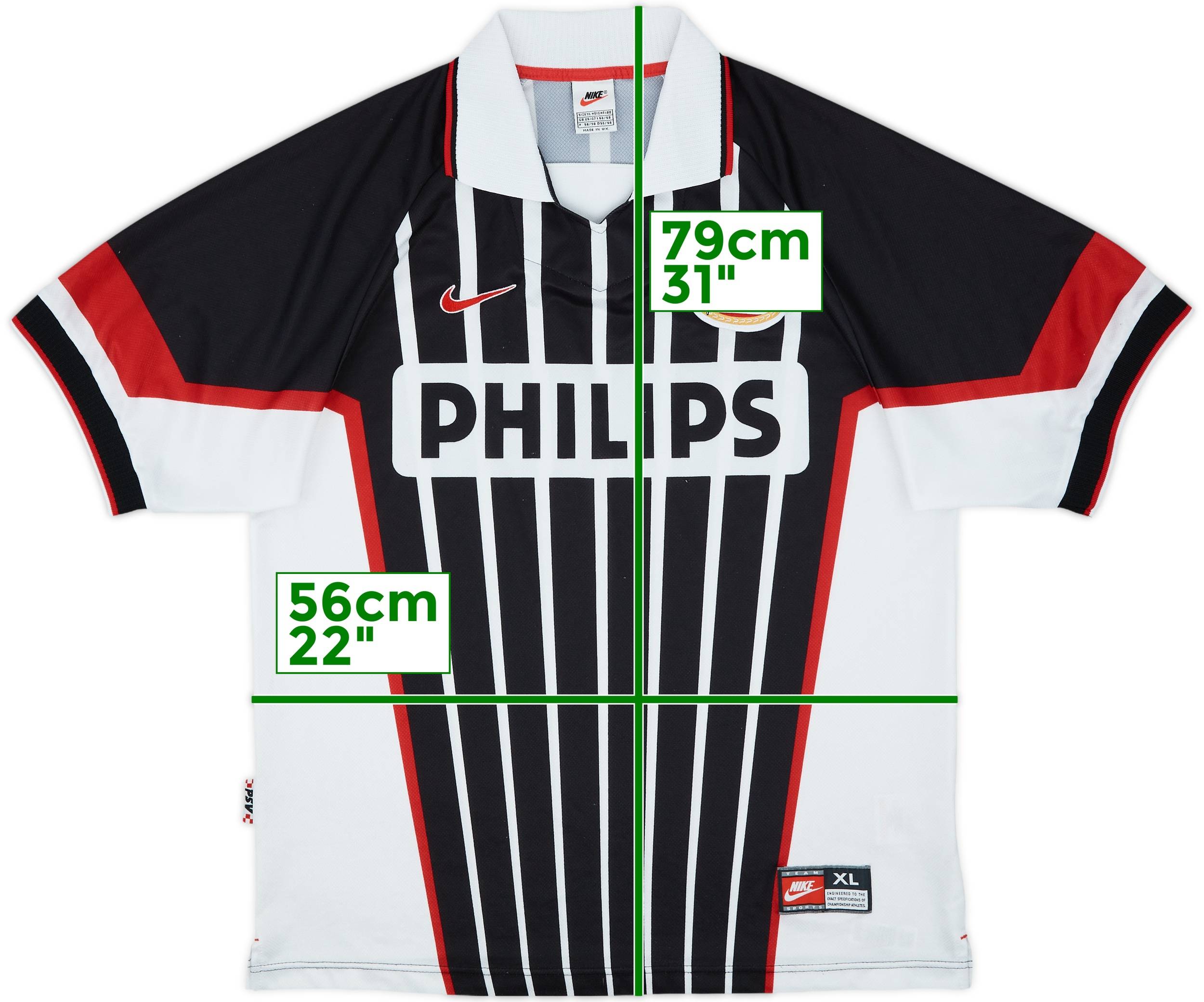 ウェア 96-97 PSV / soccer game shirt PSV Eindhoven 1996-1997 Home Shirt - Online Shop From