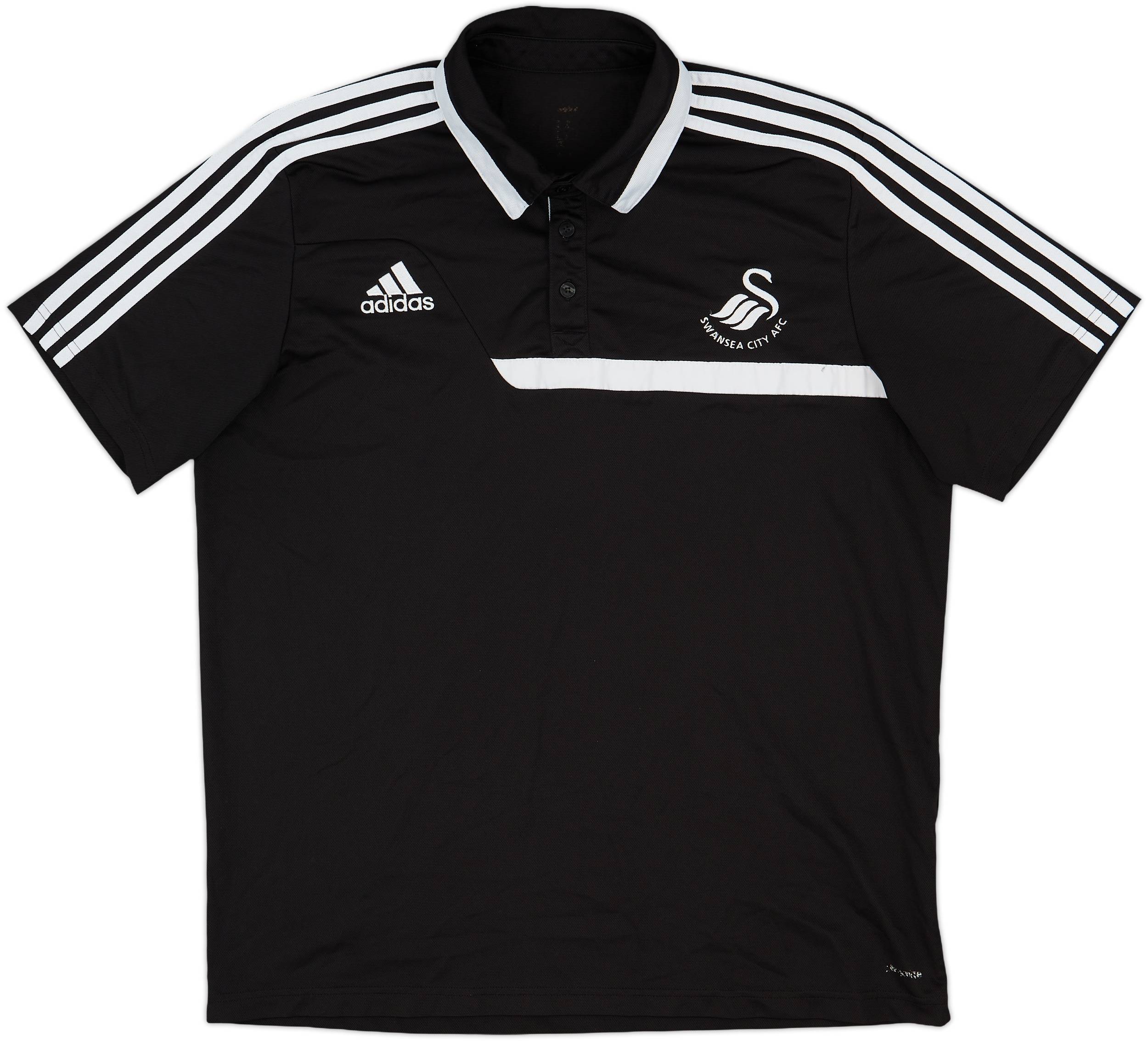 2013-14 Swansea adidas Polo Shirt - 7/10 - (XL)