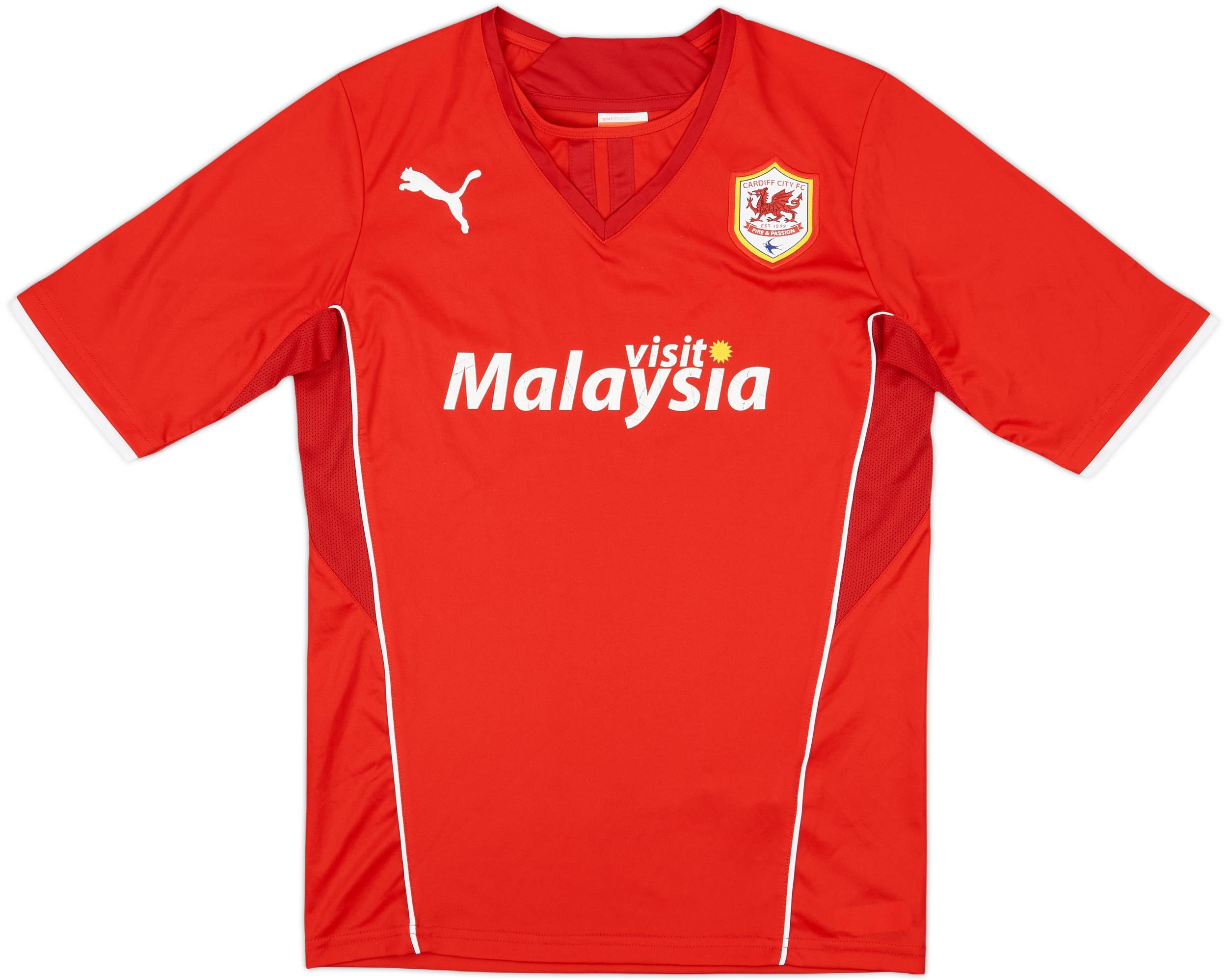 2013-14 Cardiff Home Shirt - 6/10 - (S)