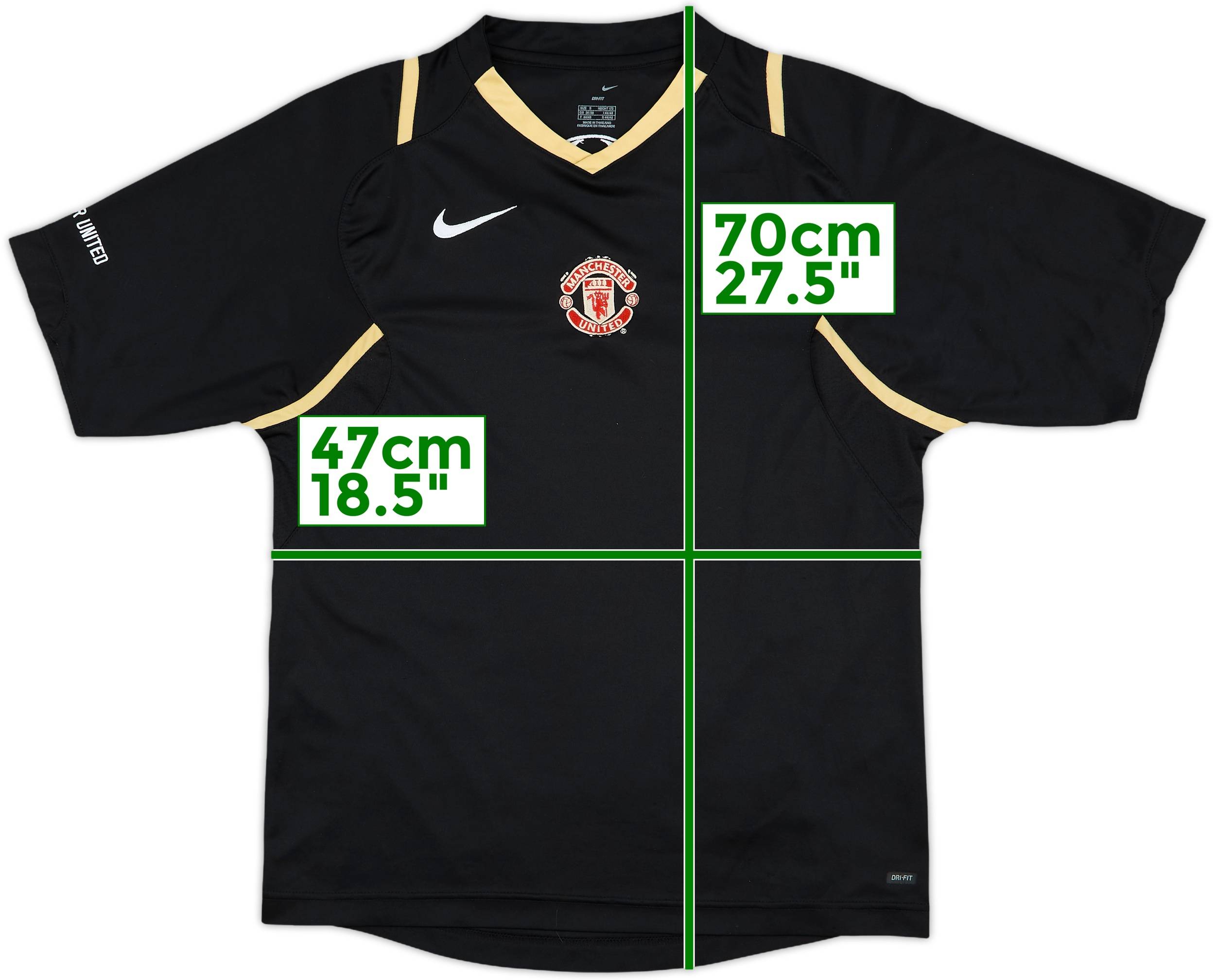 2006-07 Manchester United Nike Training Shirt - 8/10 - (S)
