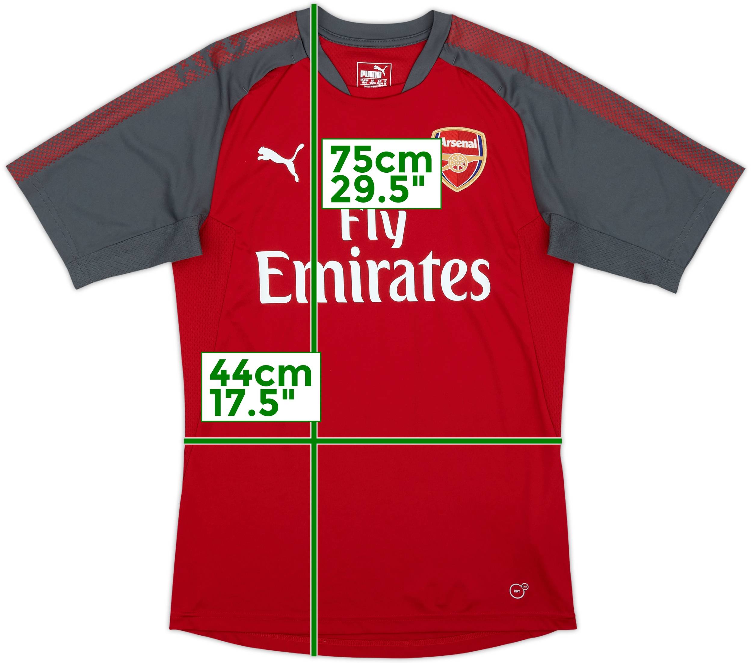 2017-18 Arsenal Puma Training Shirt - 7/10 - (M)
