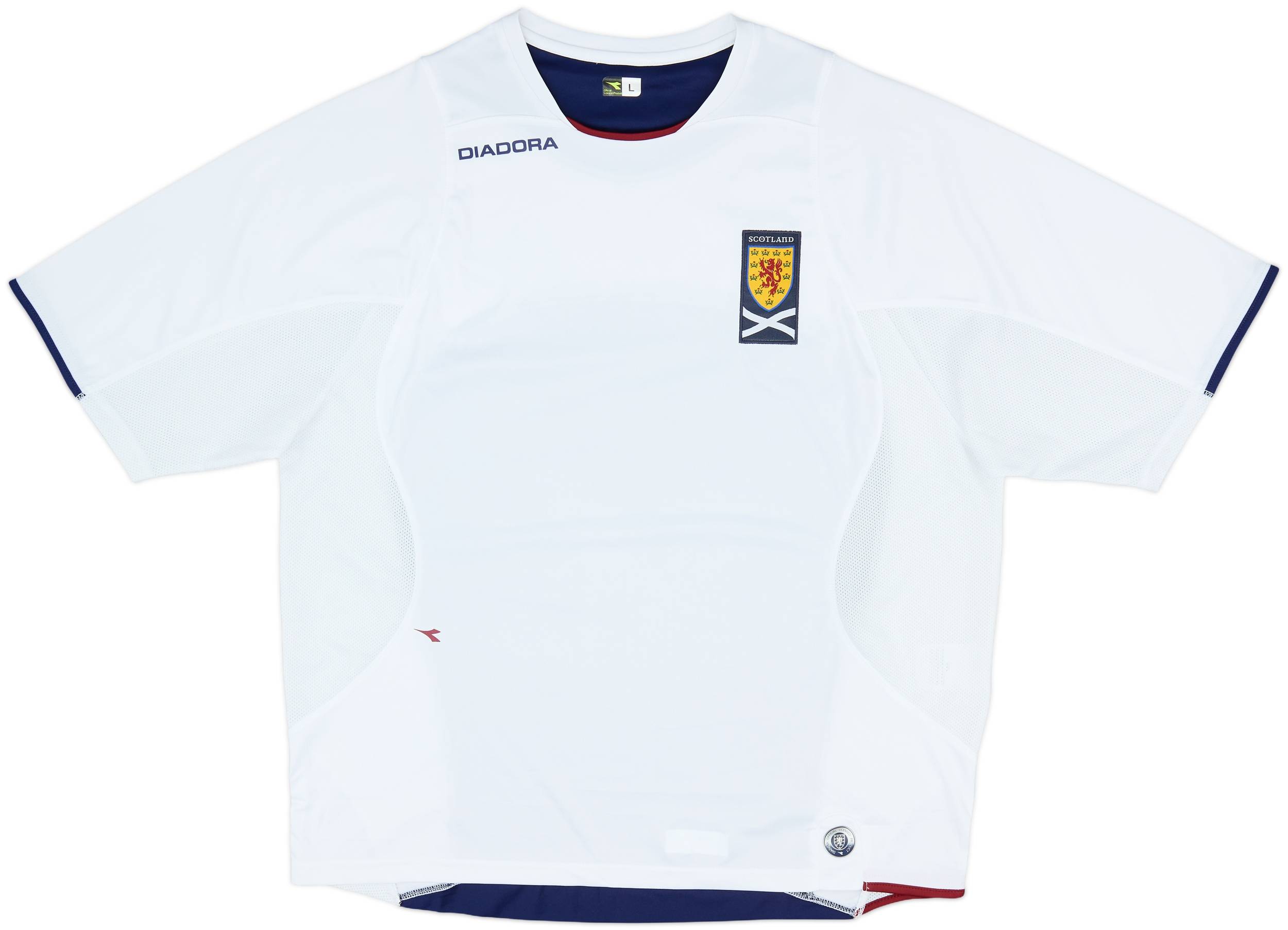 2003-05 Scotland Diadora Training Shirt - 8/10 - (L)