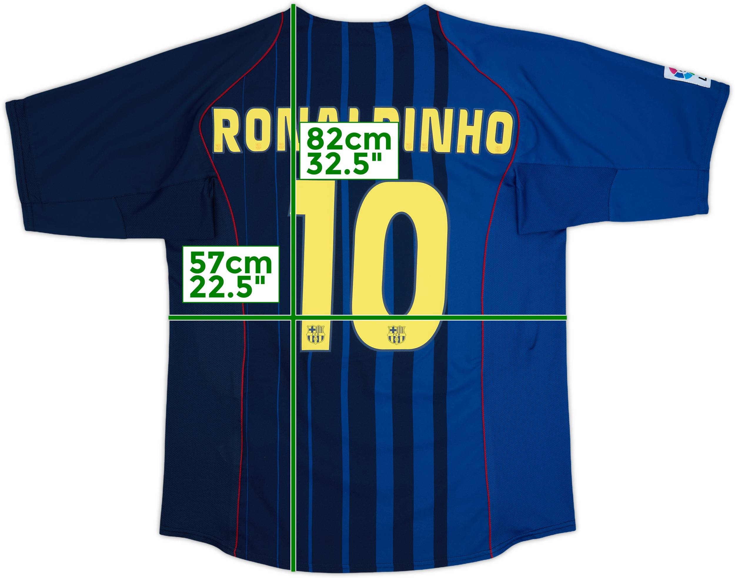 2004-05 Barcelona Away Shirt Ronaldinho #10 - 10/10 - (XL)