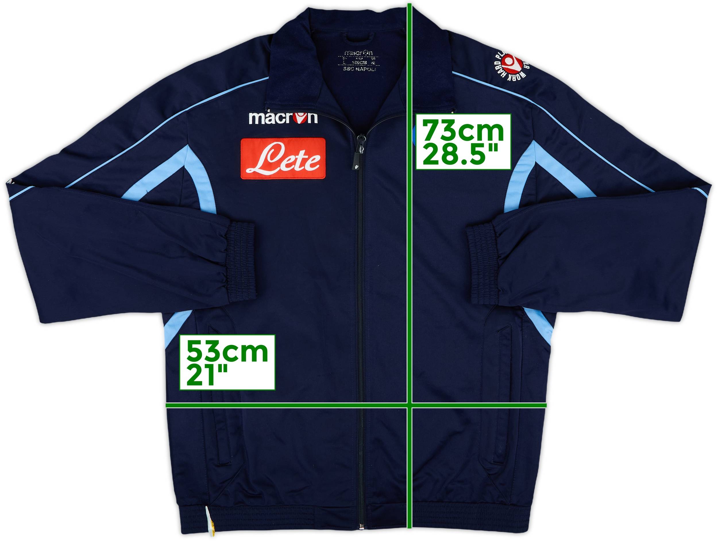 2010-11 Napoli Macron Track Jacket 5/10 (L)