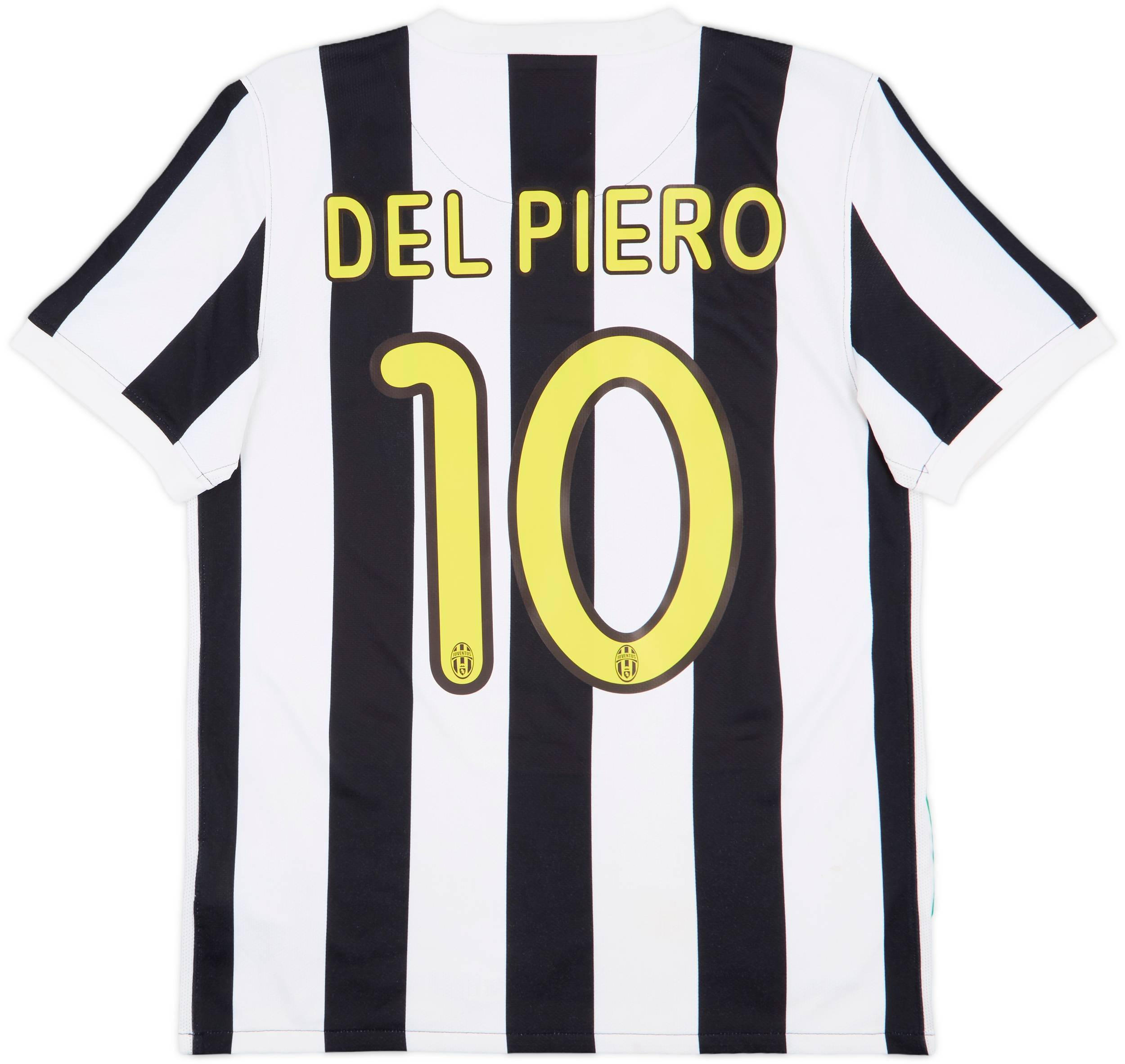 ウェア Juventus 2009-10 football shirt  2009-10 Juventus Home Shirt Del Piero #10 - 6/10 - (S)