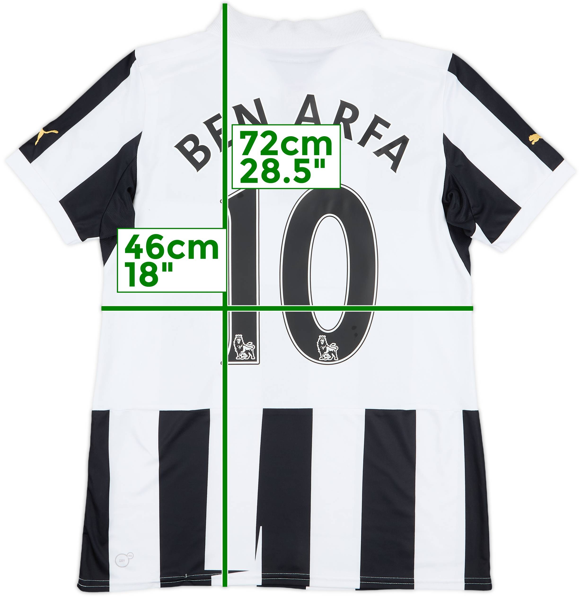2012-13 Newcastle Home Shirt Ben Arfa #10 - 6/10 - (Women's M)