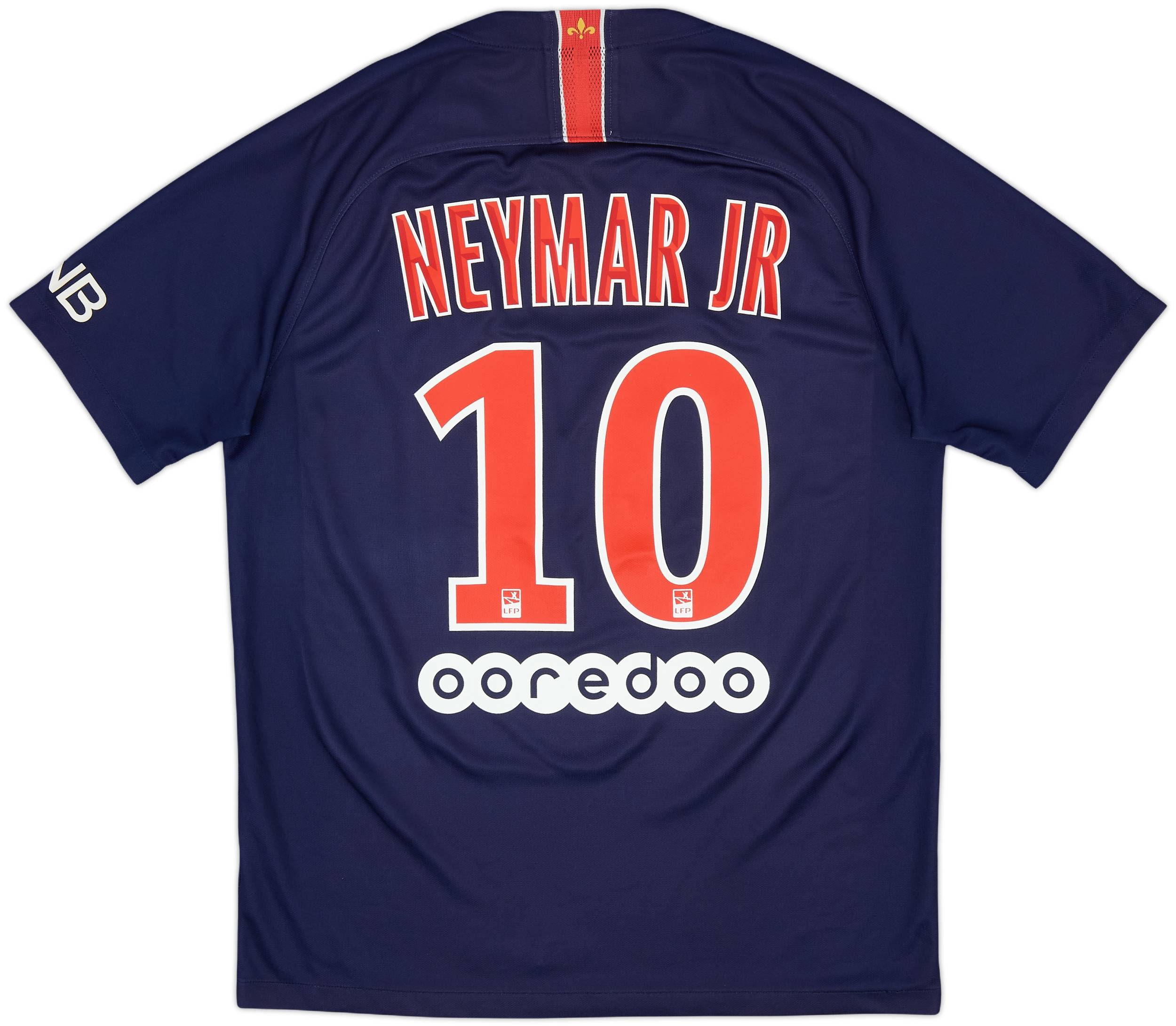2018-19 Paris Saint-Germain Home Shirt Neymar Jr #10 - 8/10 - (M)