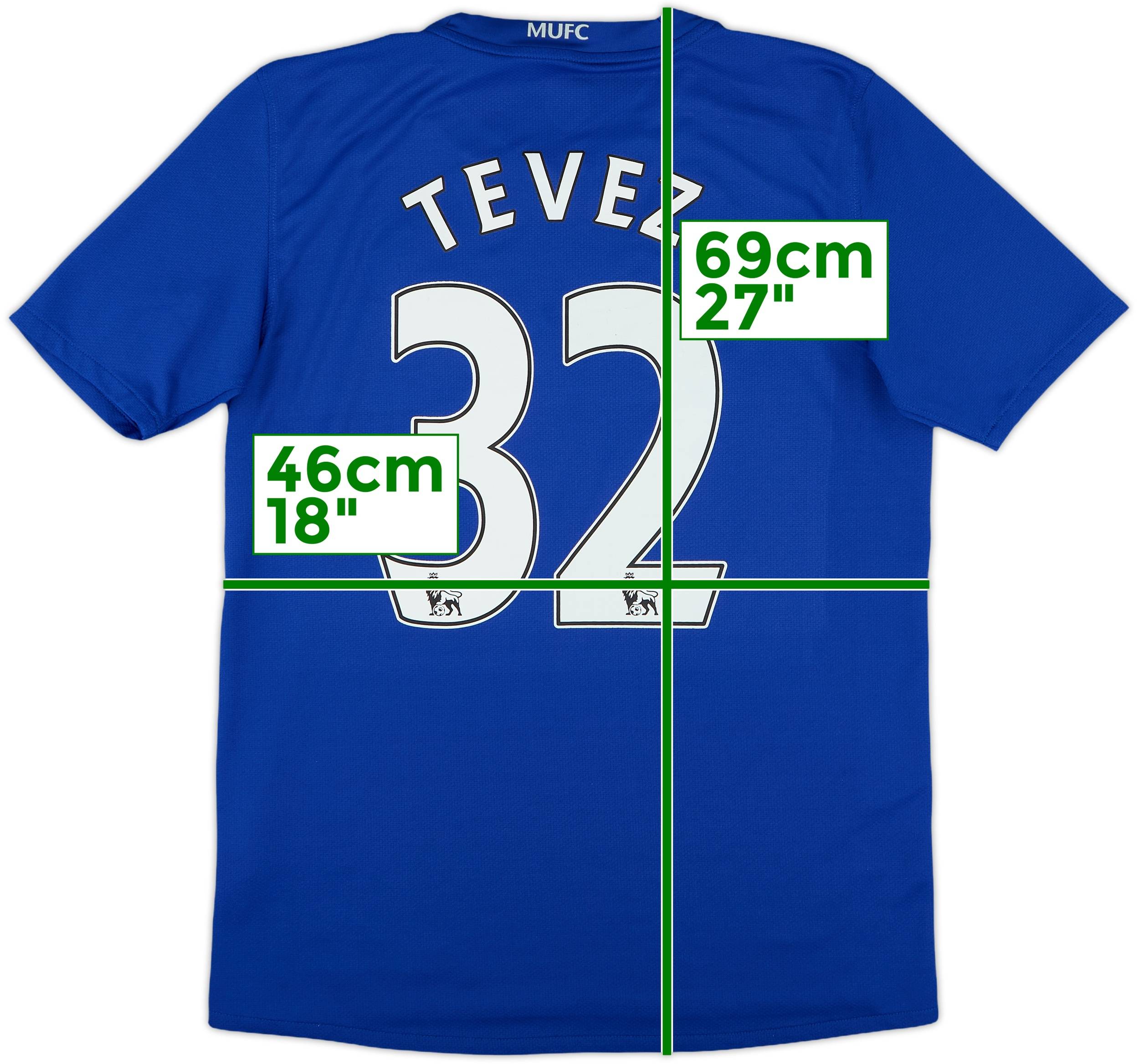 2008-09 Manchester United Third Shirt Tevez #32 - 8/10 - (XL