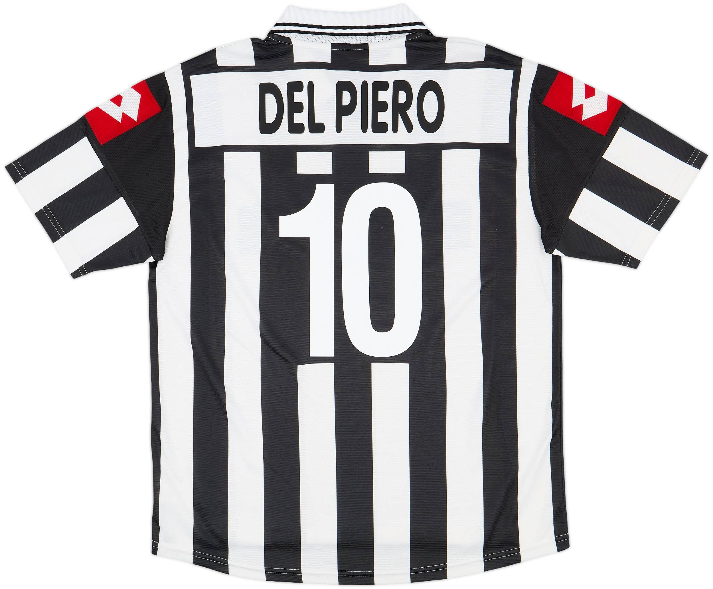 Juventus DEL PIERO 10 ジャージ 2008-09 Juventus Home L/S Shirt Del Piero #10 - 8/10 - (M)