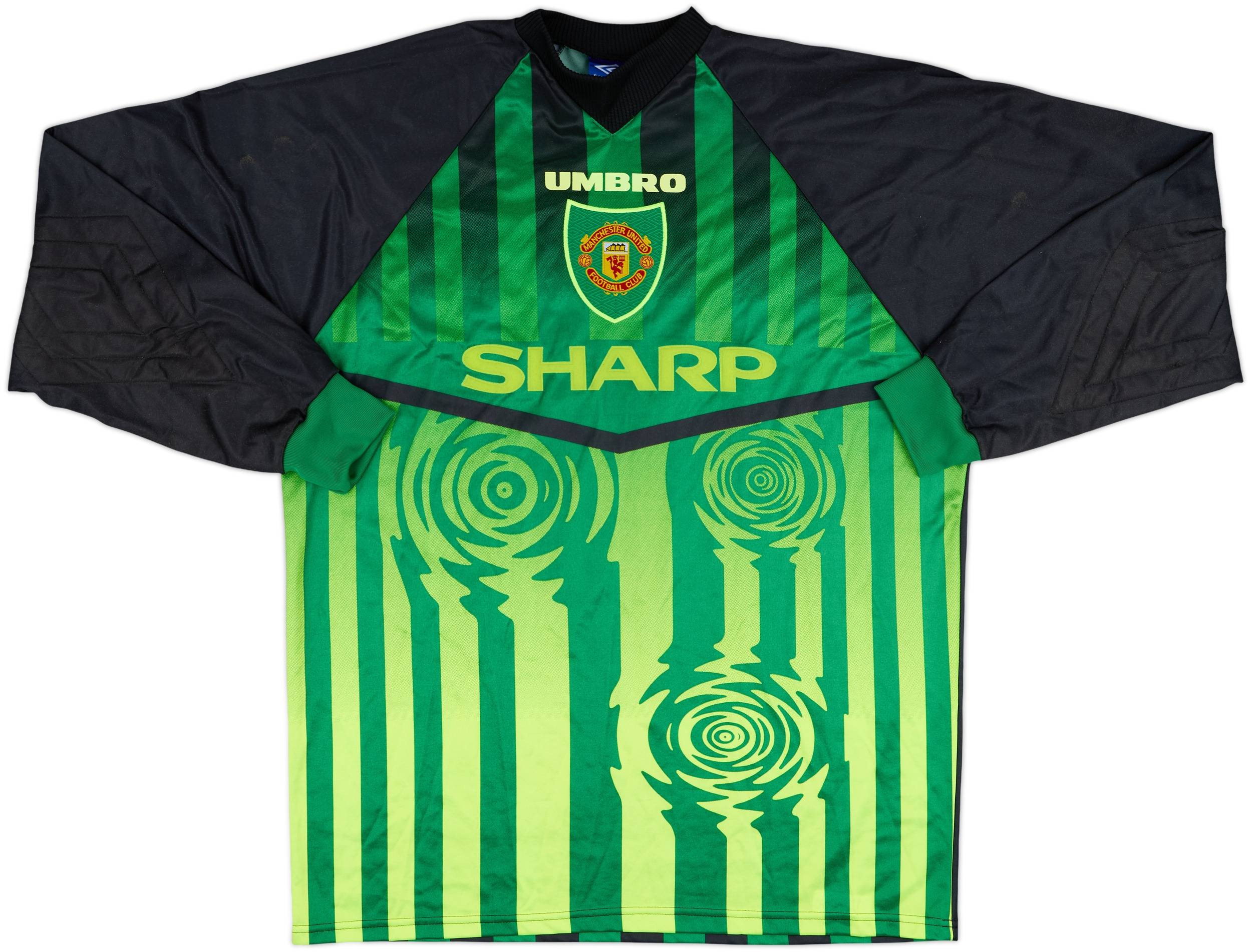 1997-98 Manchester United GK Shirt Schmeichel #1 - 9/10 - (XL)