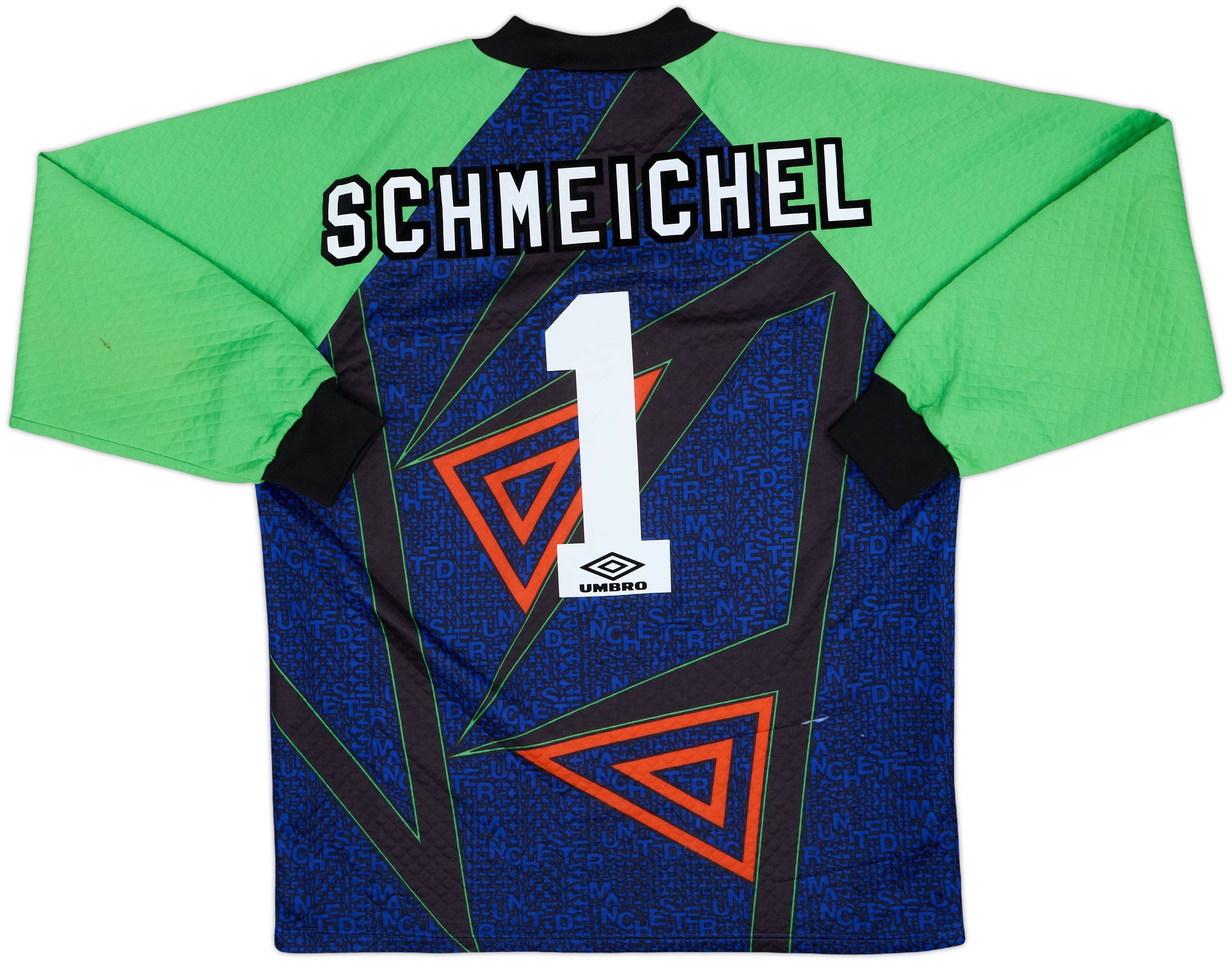 1994-96 Manchester United GK Shirt Schmeichel #1 - 7/10 - (L)