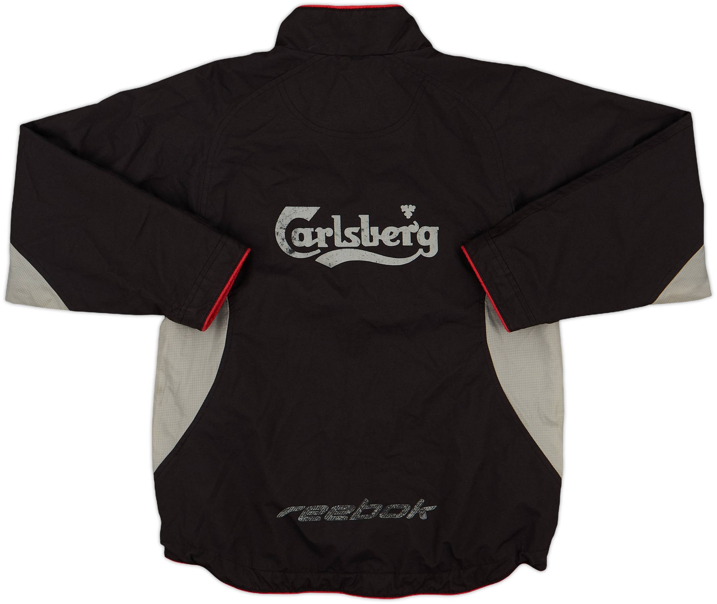 2002-03 Liverpool Reebok 1/4 Zip Drill Top - 7/10 - (S.Boys)