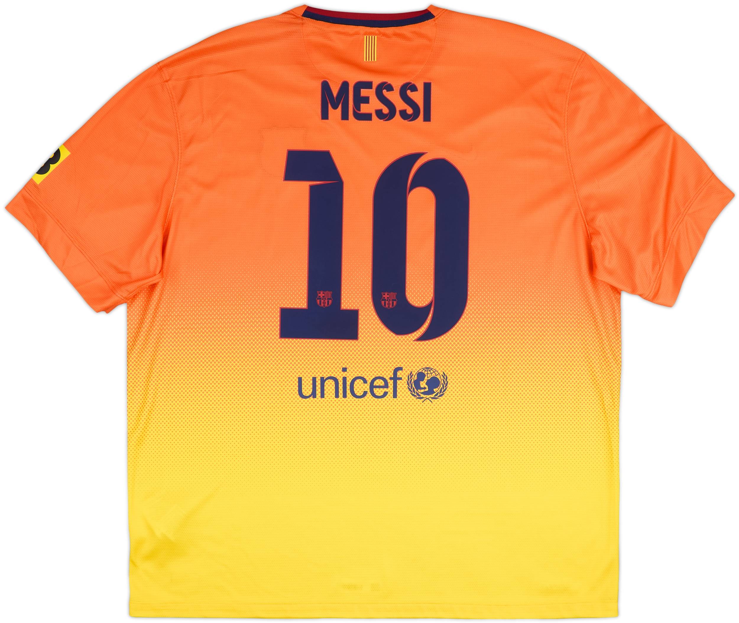 2012-13 Barcelona Away Shirt Messi #10 (XXL)