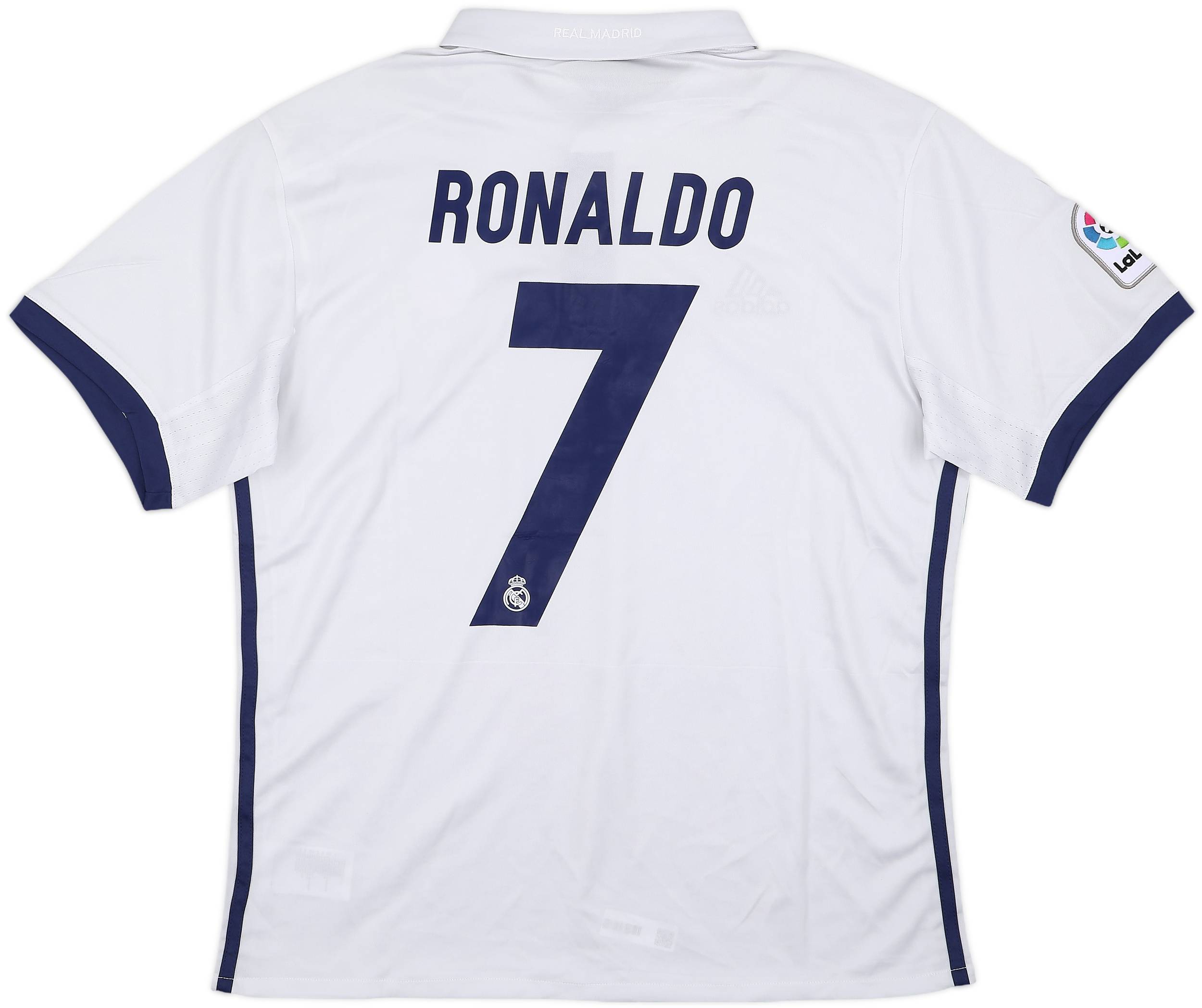 2016-17 Real Madrid Home Shirt Ronaldo #7 (L)