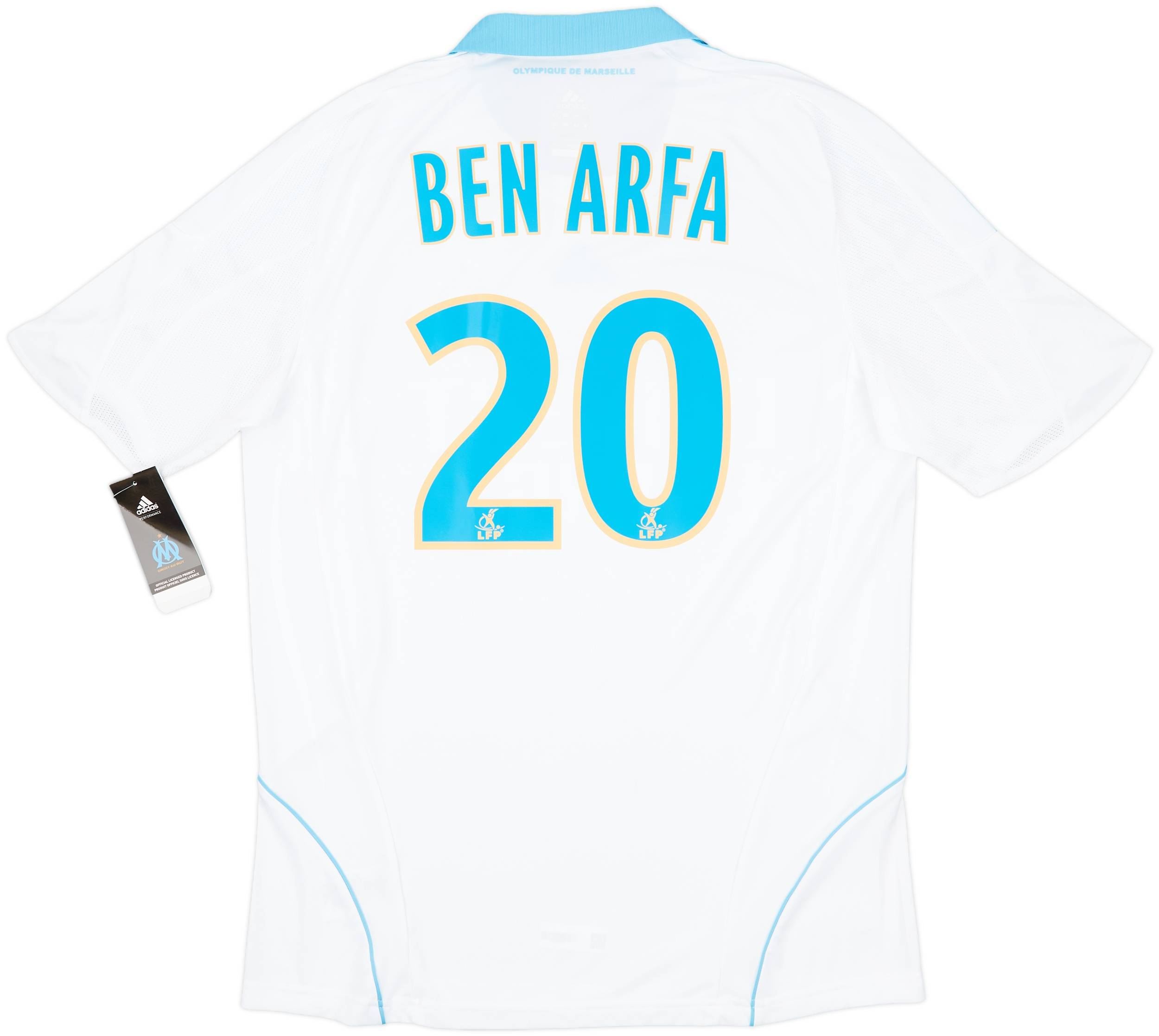 2008-09 Olympique Marseille Home Shirt Ben Arfa #20 (M)