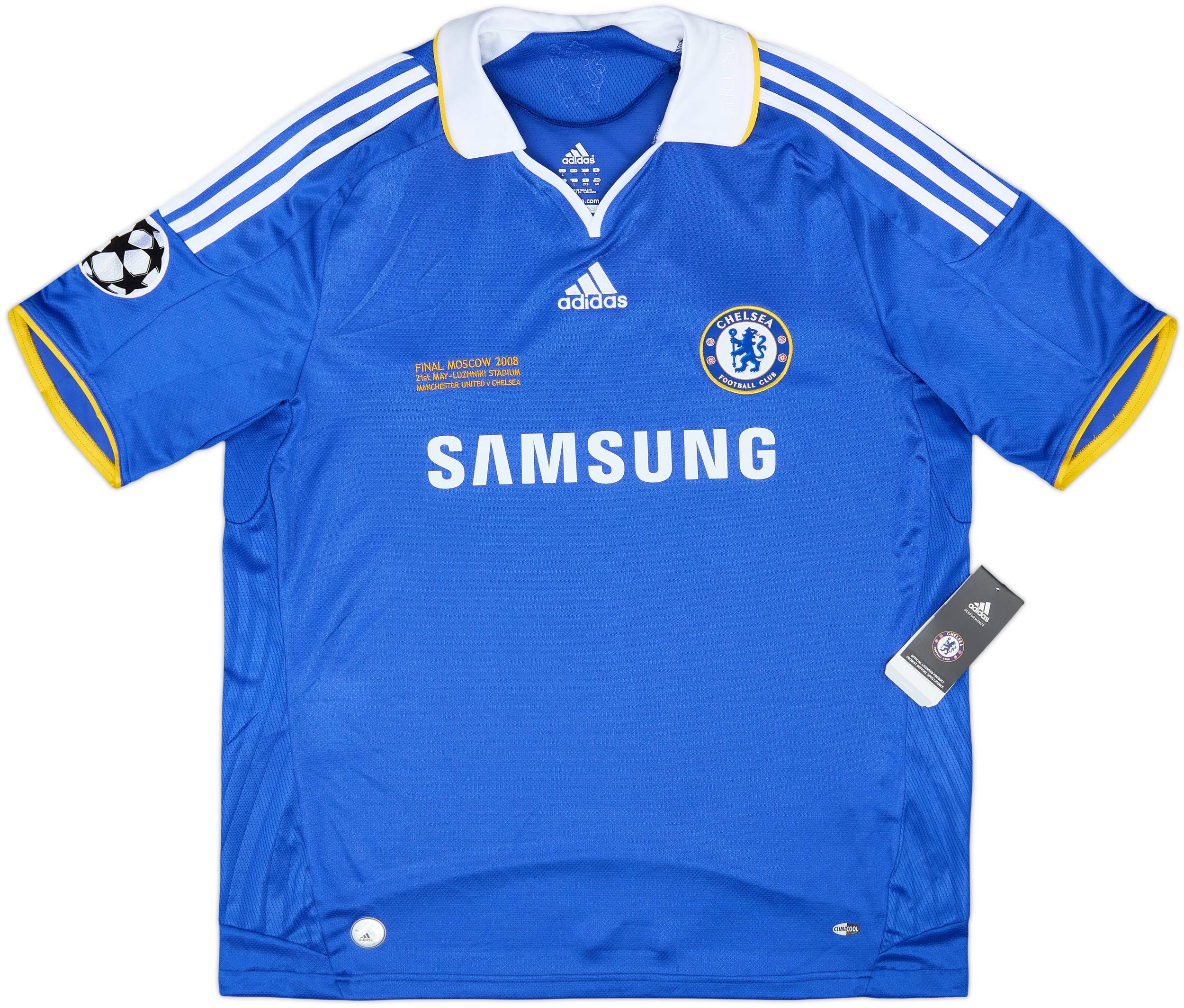2008-09 Chelsea Champions League Final Home Shirt Drogba #11 (L)