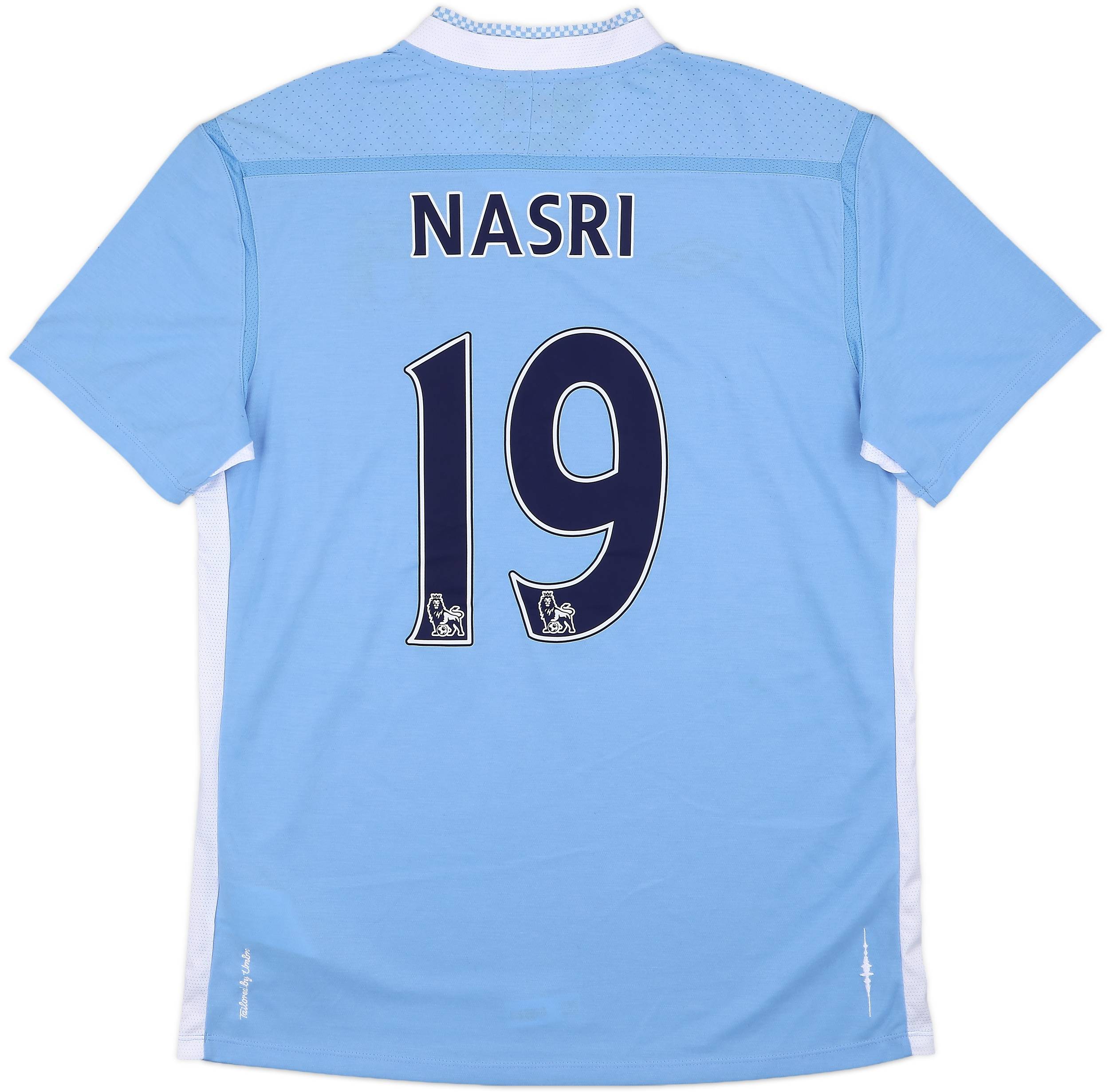 2011-12 Manchester City Home Shirt Nasri #19 (L)