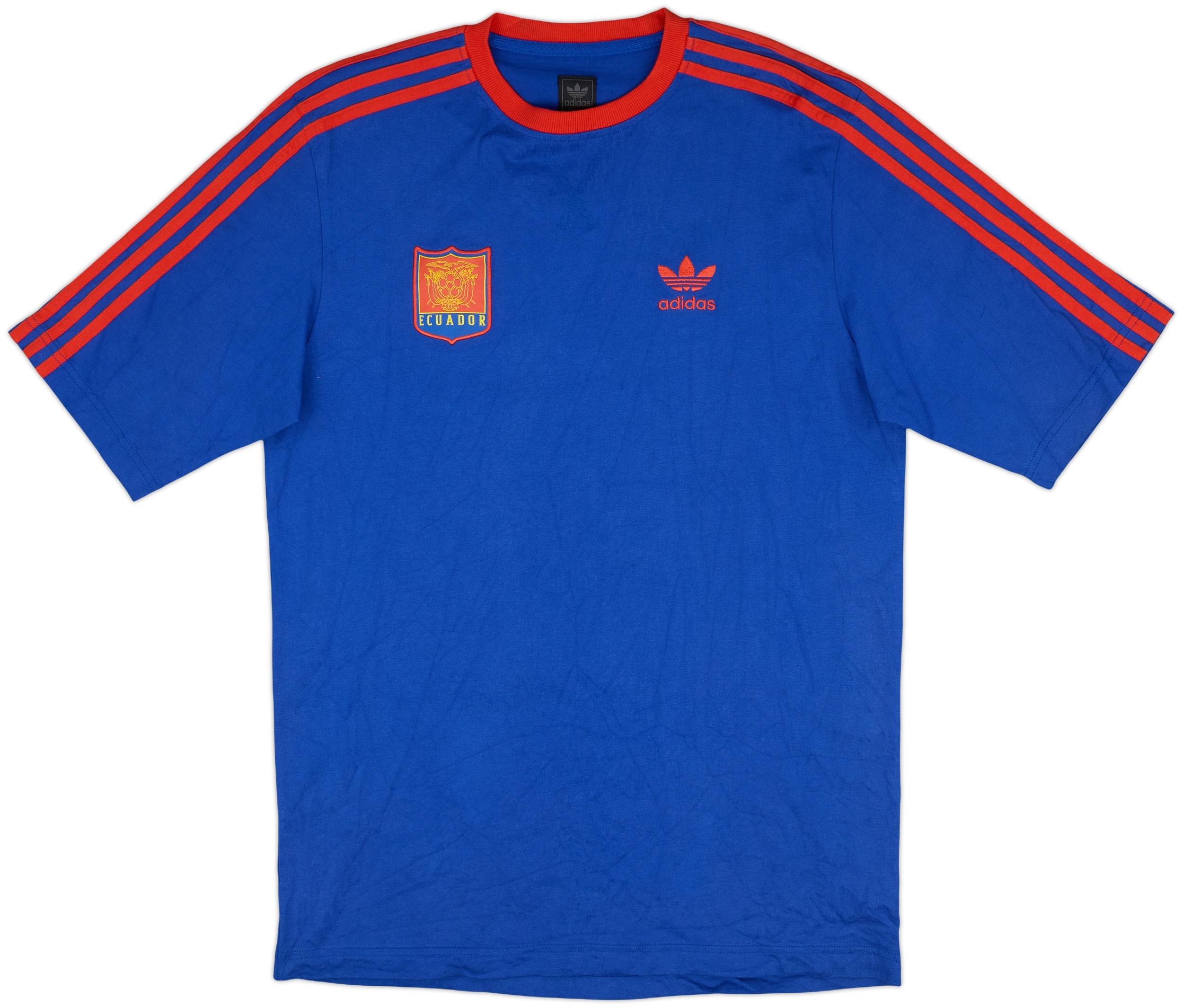 80年代 football T−shirt 2006 Ecuador adidas Originals Retro '1980 Away' Shirt #24