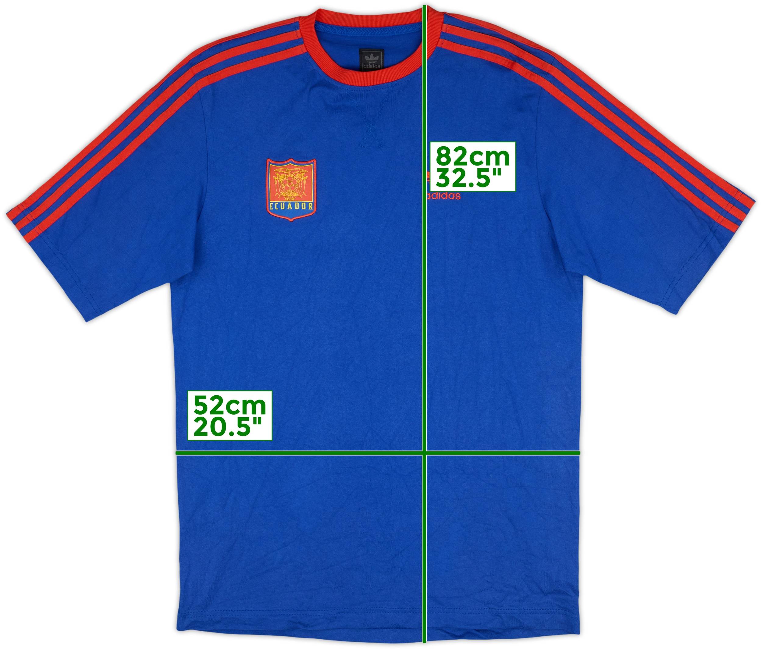 2006 Ecuador adidas Originals Retro '1980 Away' Shirt #24