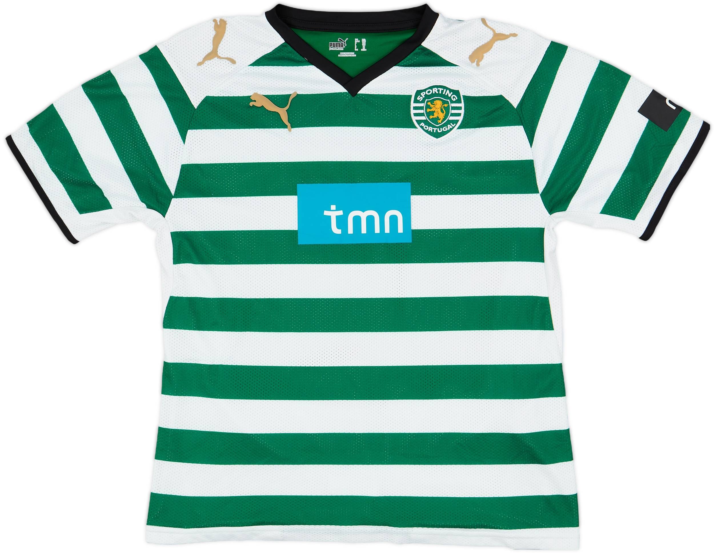 2008-09 Sporting Lisbon Home Shirt - 6/10 - (L.Boys)
