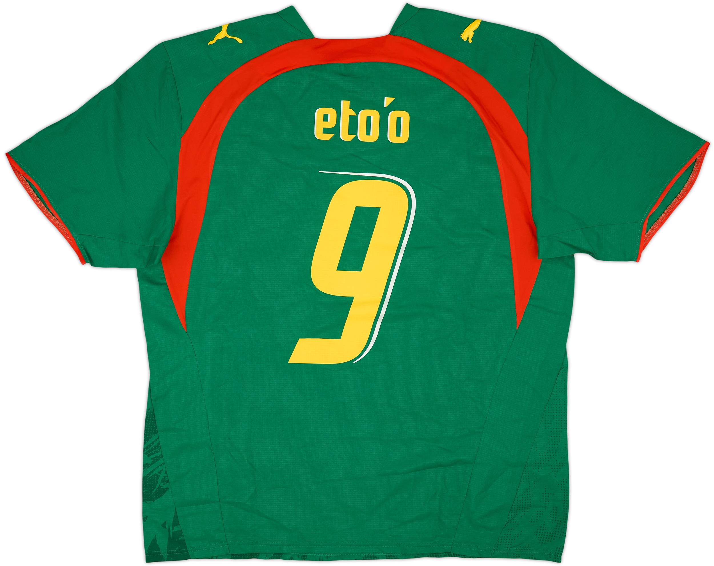 2006-08 Cameroon Home Shirt Eto'o #9 (L)