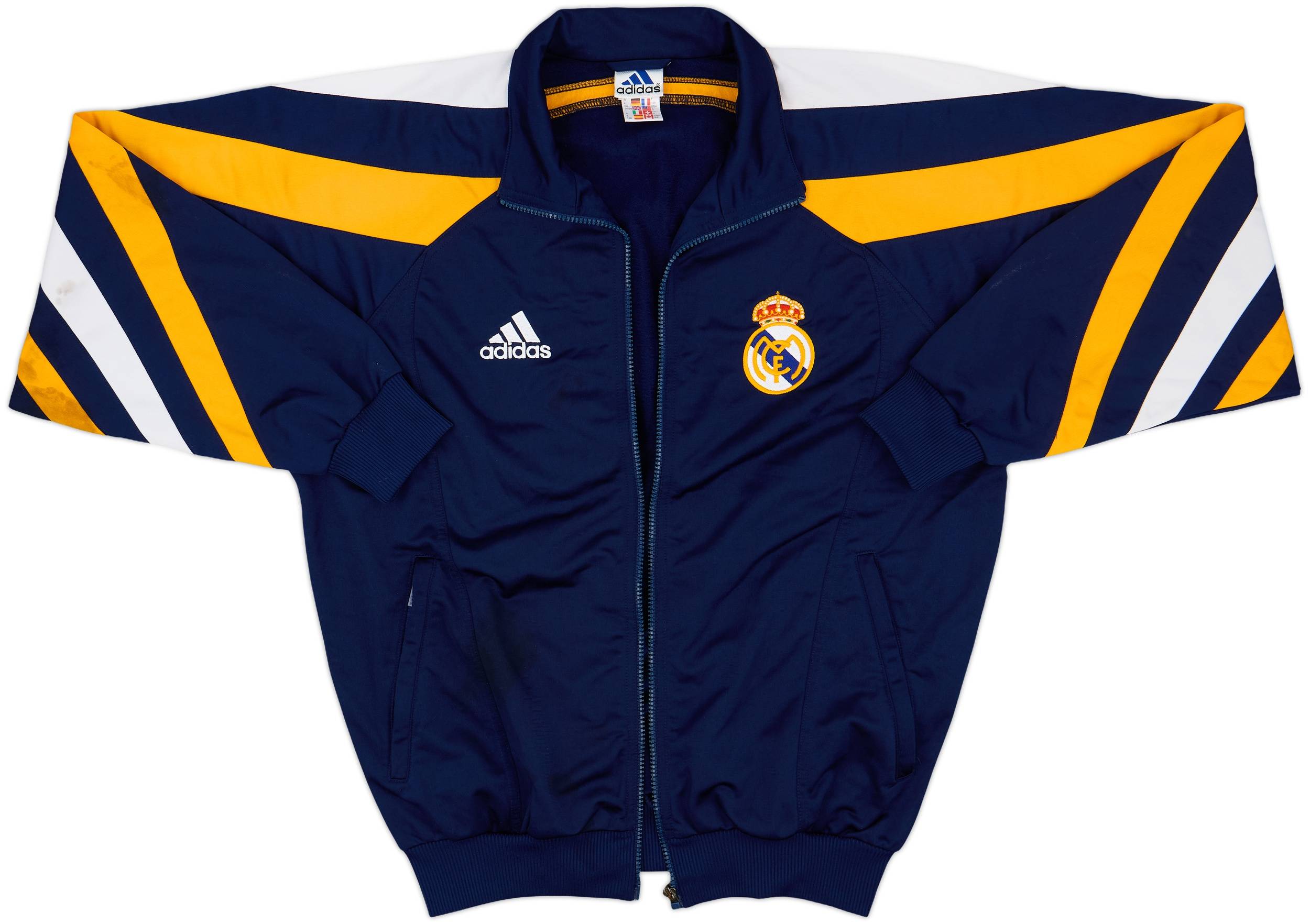 [激レア完売品]00s adidas Real Madrid トラックジャケット 2001-02 Real Madrid adidas Track Jacket - 7/10 - (XL.Boys)